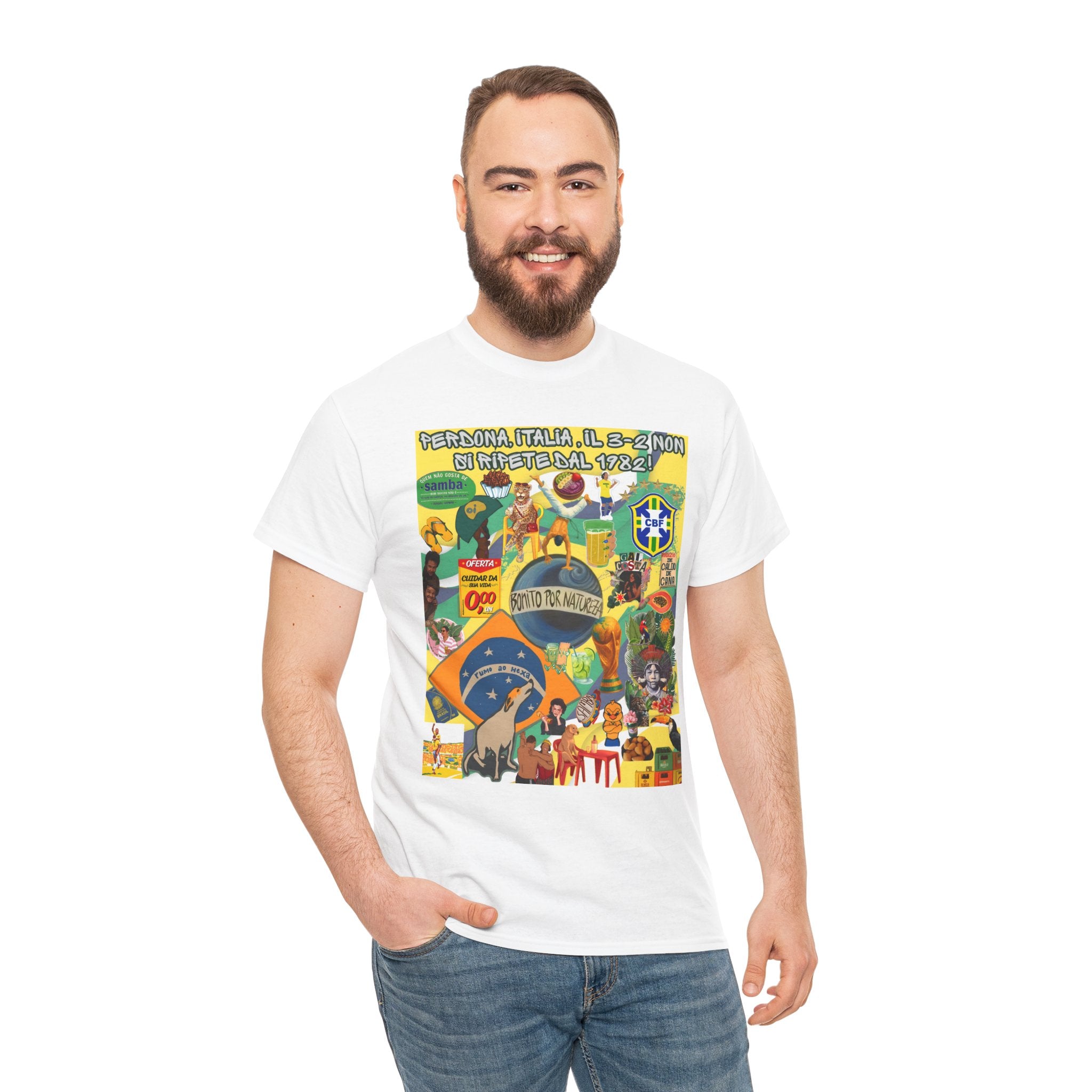 Unisex 100% Algodão OEKO-TEX® | Brasil x Itália