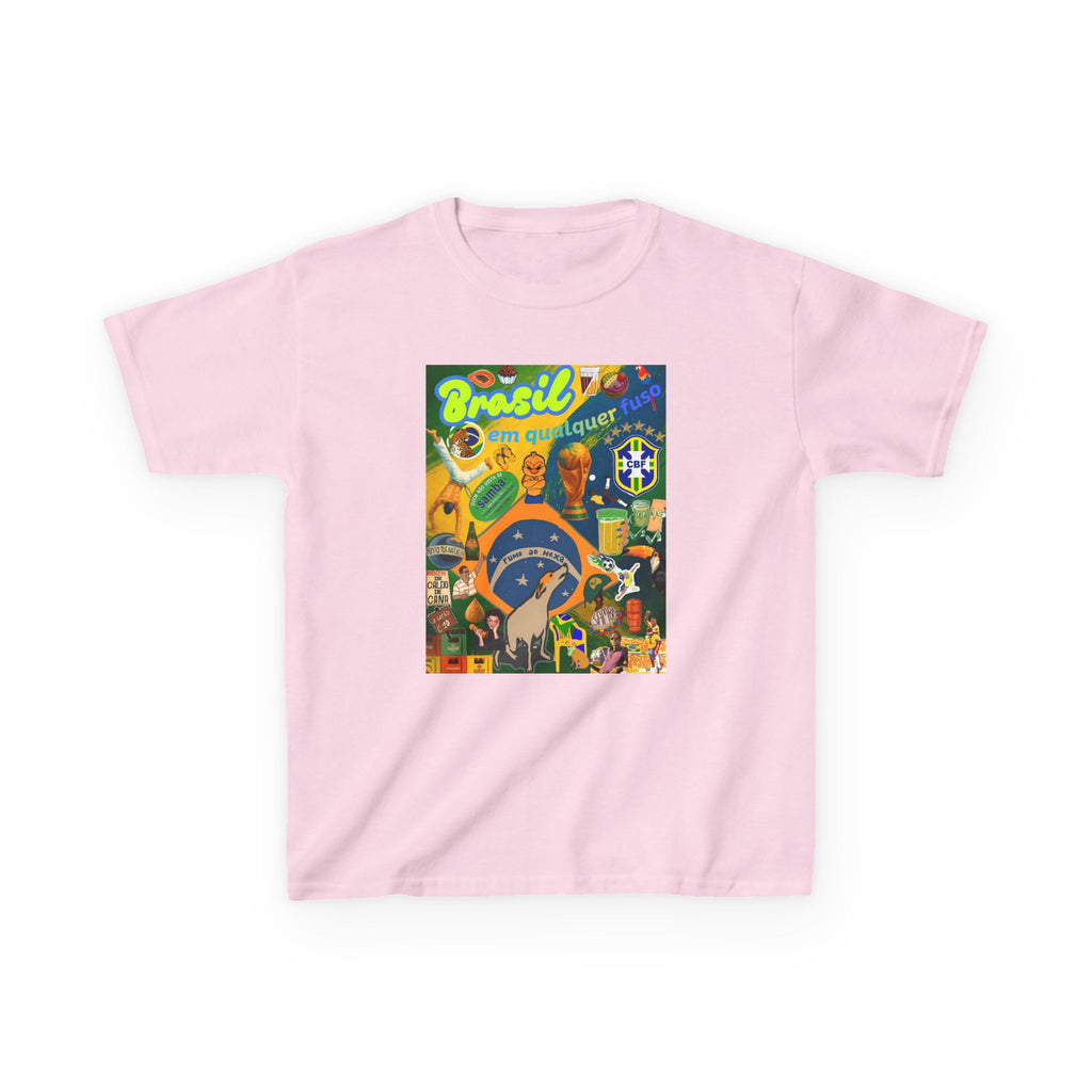 Unisex Kids 100% Algodão | Brasil em qualquer fuso!