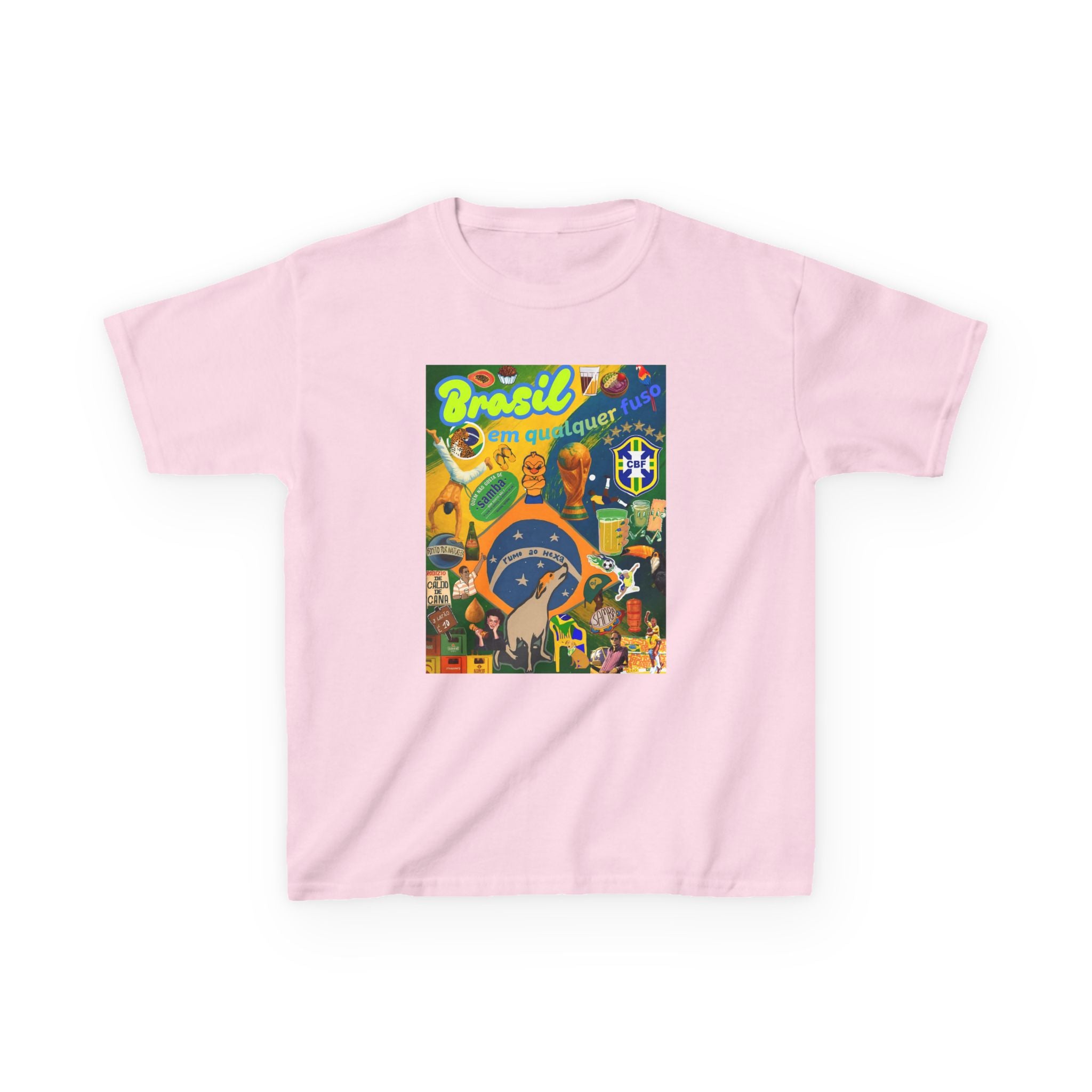 Unisex Kids 100% Algodão | Brasil em qualquer fuso!