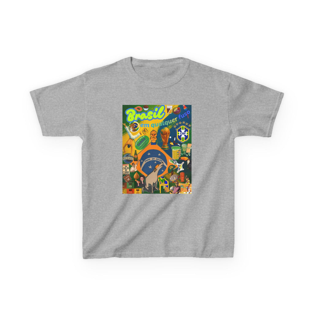 Unisex Kids 100% Algodão | Brasil em qualquer fuso!