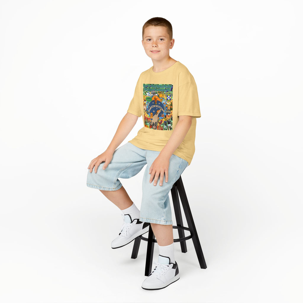 Unisex Kids 100% Algodão- Brasil x Escócia