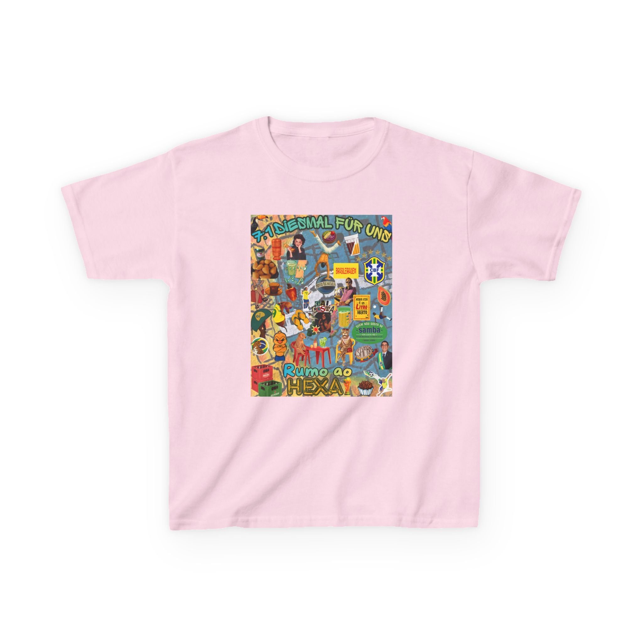 Unisex Kids 100% Algodão | Brasil x Alemanha