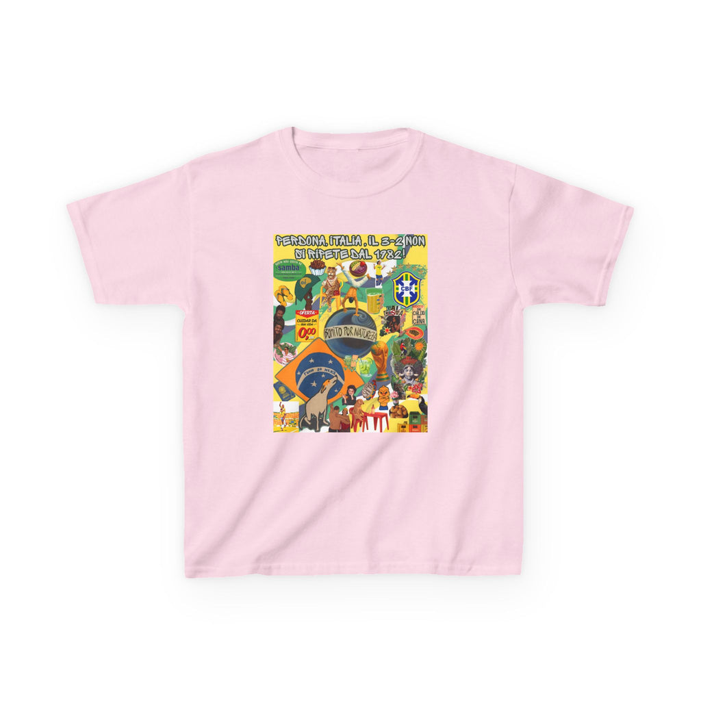 Unisex Kids 100% Algodão | Brasil x Itália