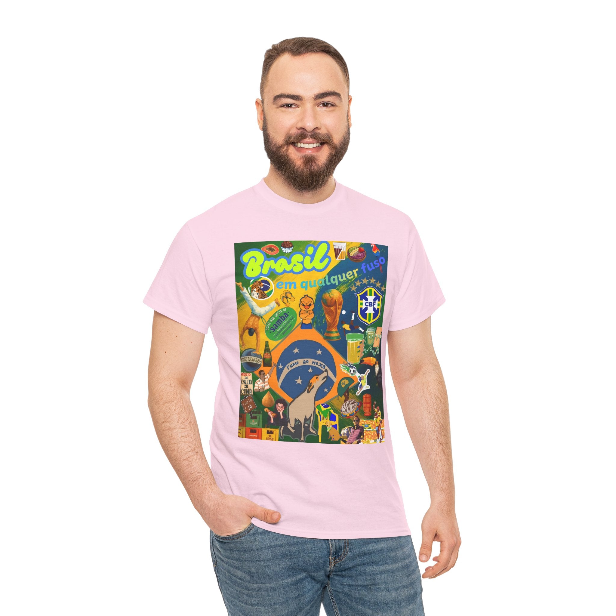 Unisex 100% Algodão OEKO-TEX®  | Brasil em qualquer fuso!