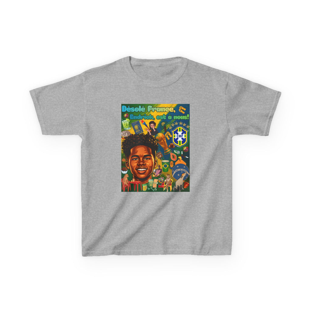 Unisex Kids 100% Algodão | Brasil x França