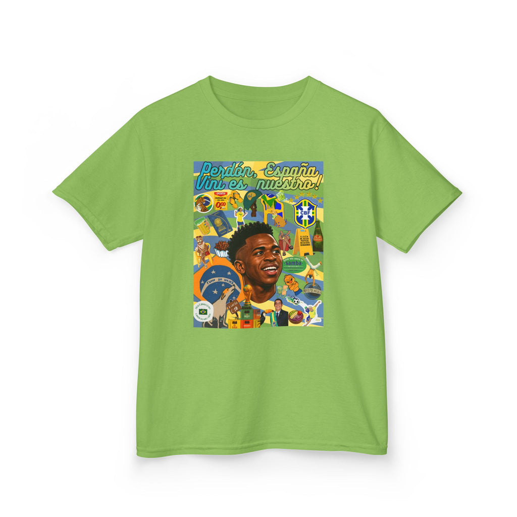 Unisex Kids 100% Algodão | Brasil x Espanha