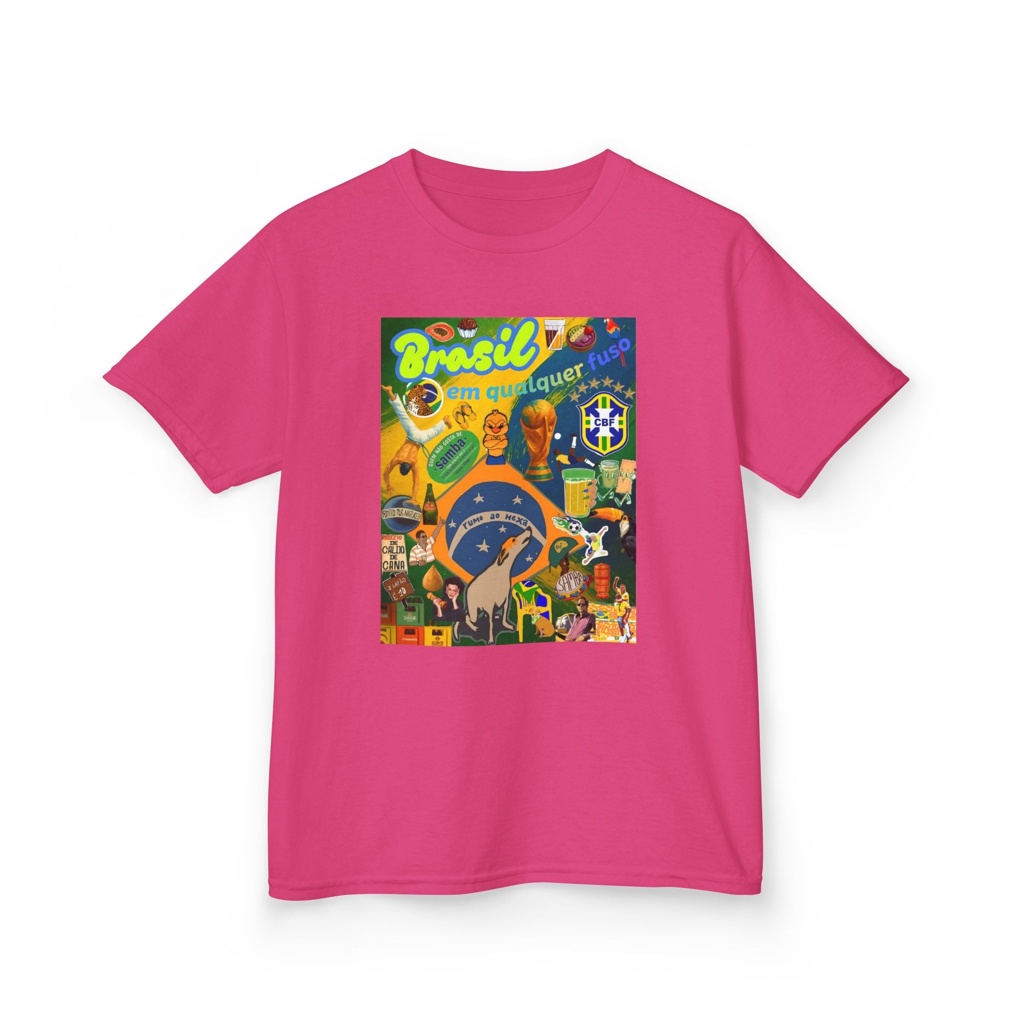 Unisex Kids 100% Algodão | Brasil em qualquer fuso!
