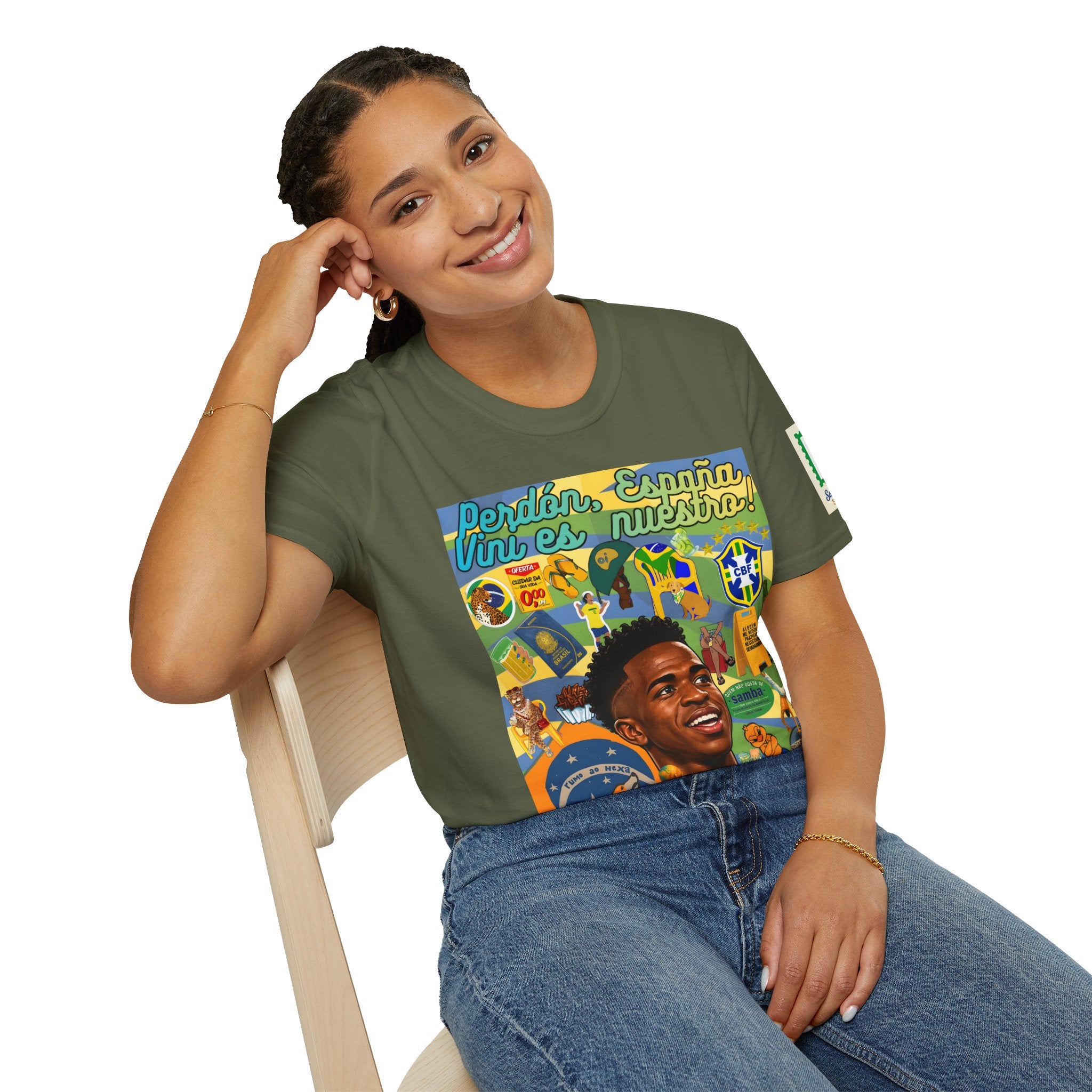 Unisex Graphic T-Shirt | Brasil x Espanha