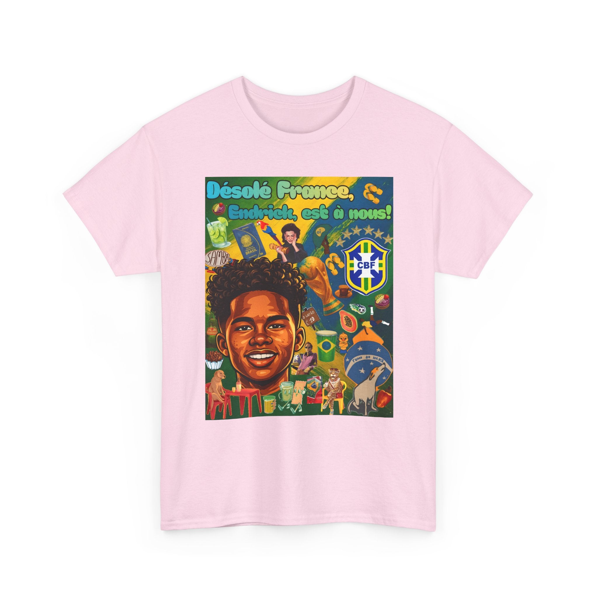 Unisex 100% Algodão OEKO-TEX®  | Brasil x França
