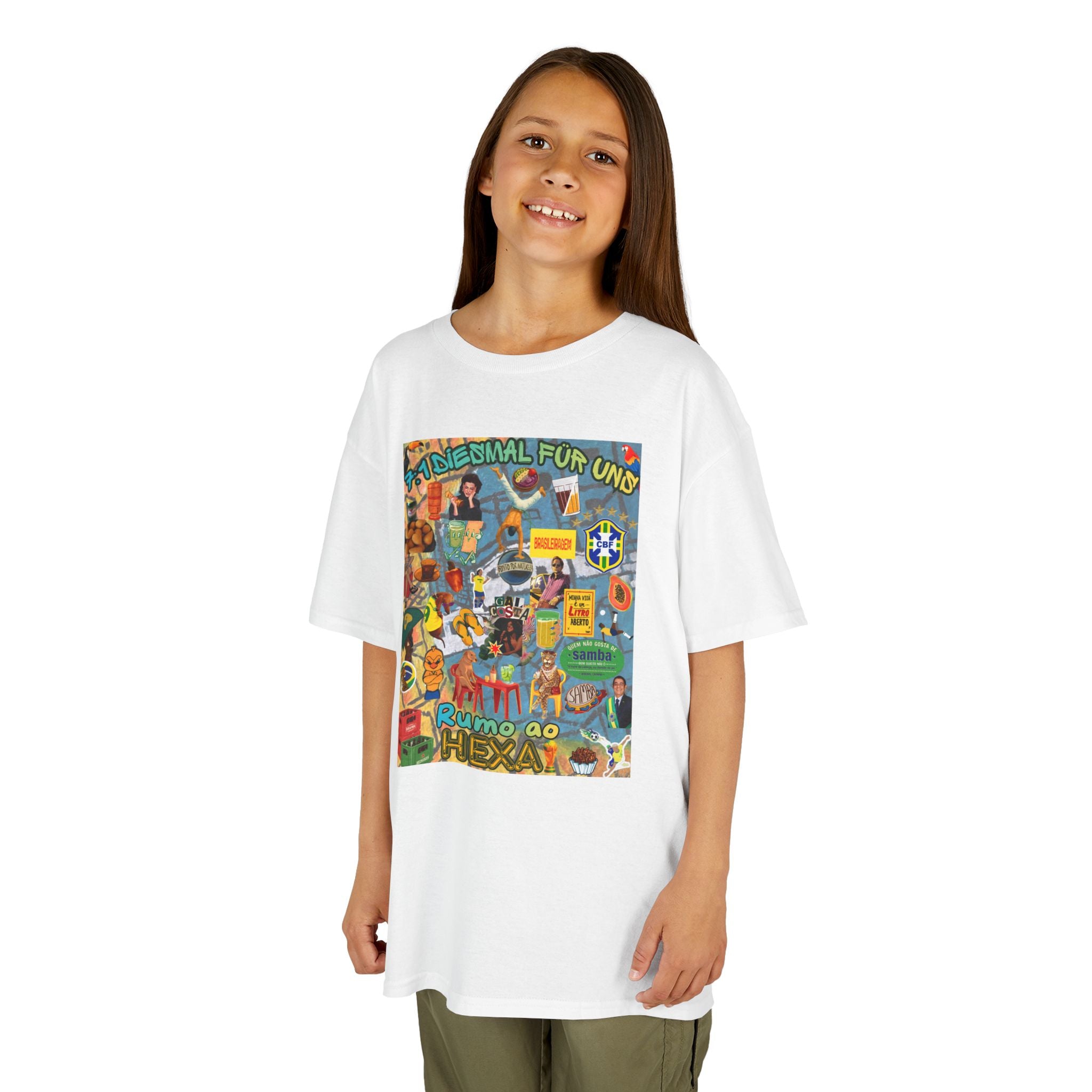 Unisex Kids 100% Algodão | Brasil x Alemanha