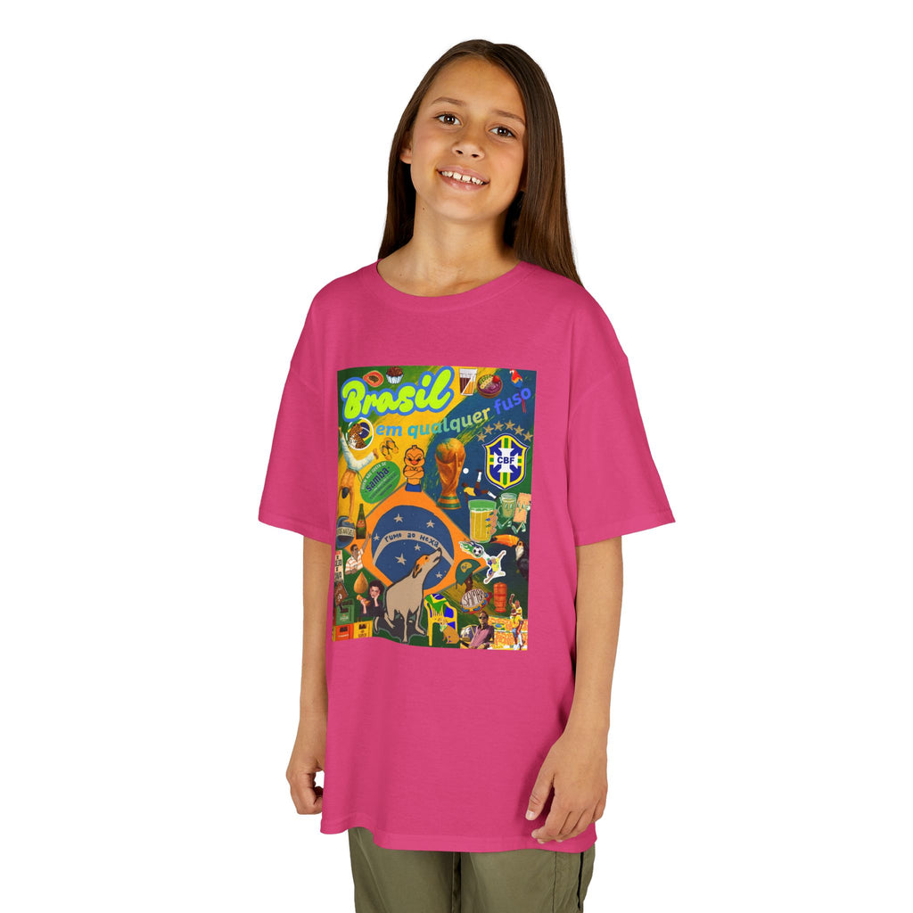 Unisex Kids 100% Algodão | Brasil em qualquer fuso!