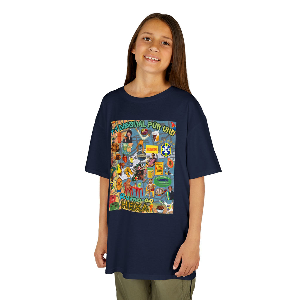 Unisex Kids 100% Algodão | Brasil x Alemanha
