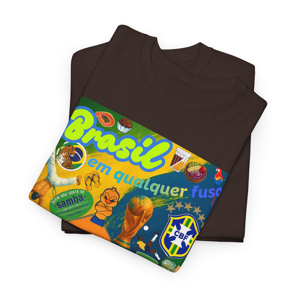 Unisex 100% Algodão OEKO-TEX®  | Brasil em qualquer fuso!