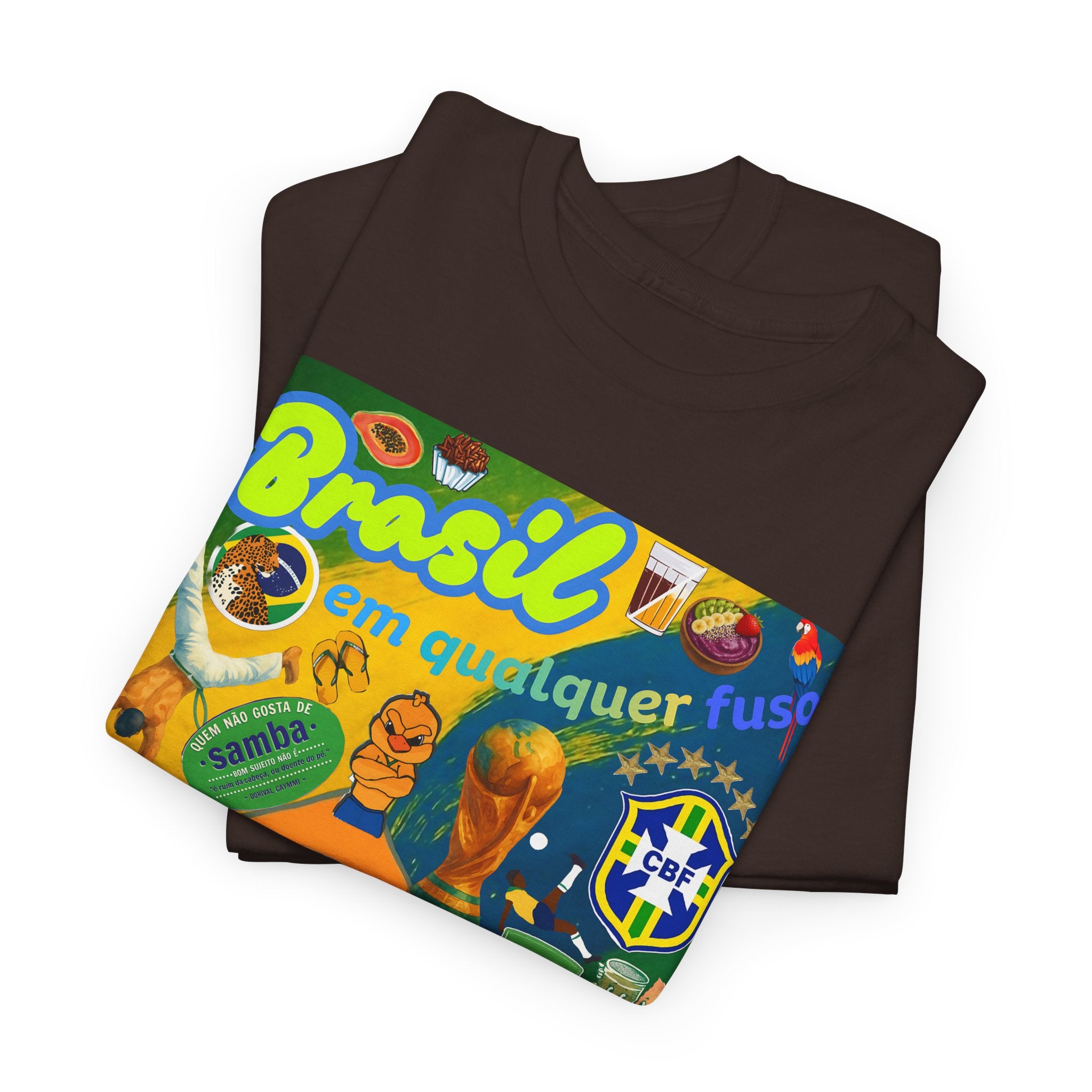 Unisex 100% Algodão OEKO-TEX®  | Brasil em qualquer fuso!