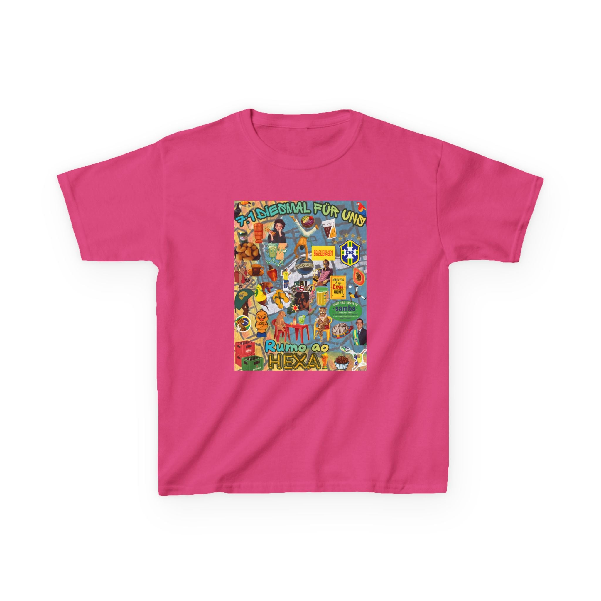 Unisex Kids 100% Algodão | Brasil x Alemanha