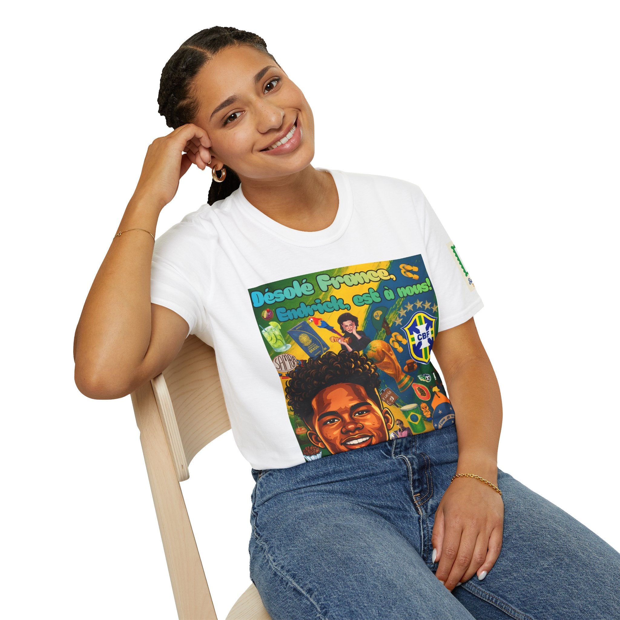 Unisex Graphic T-Shirt | Brasil x França