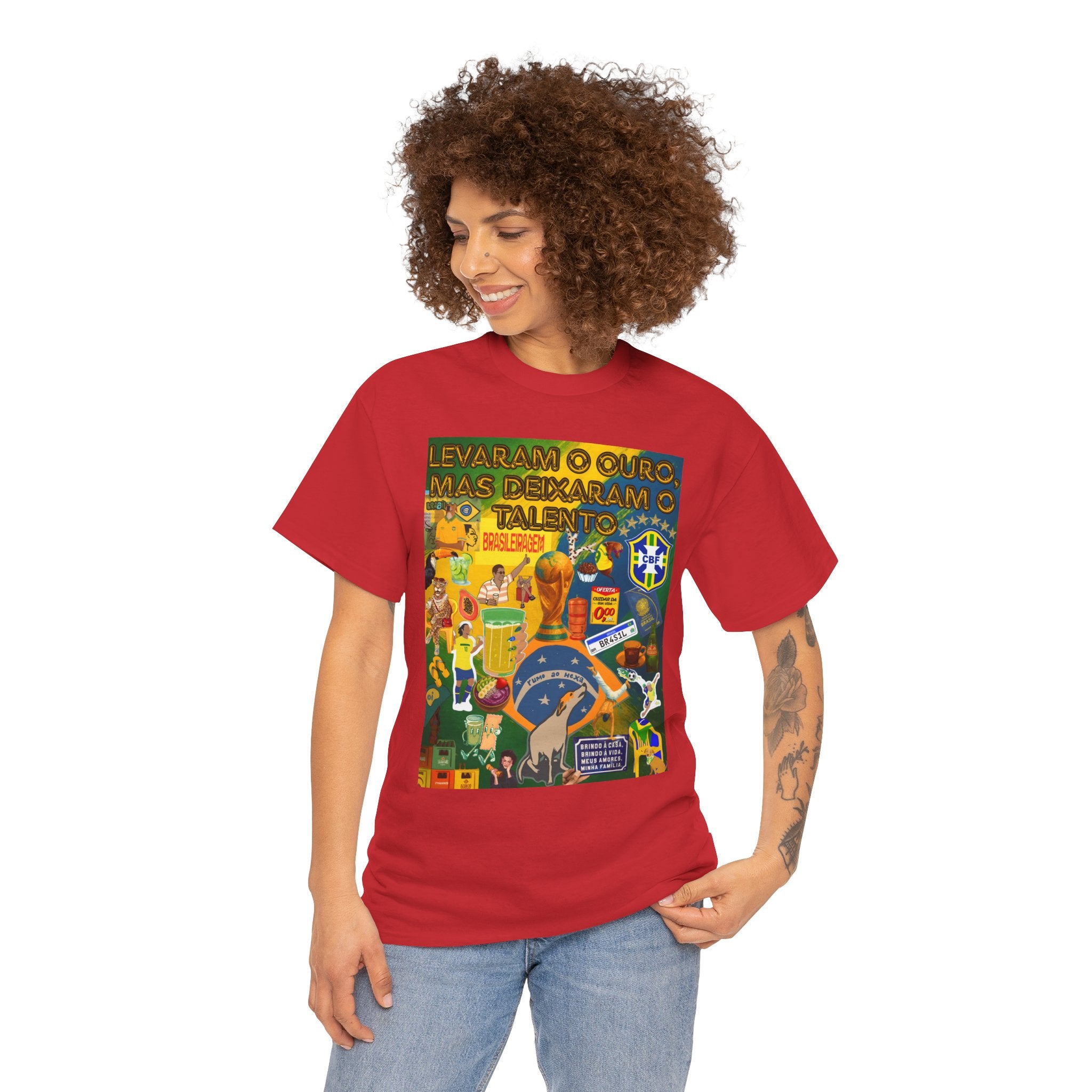 Unisex 100% Algodão OEKO-TEX®  | Brasil x Portugal