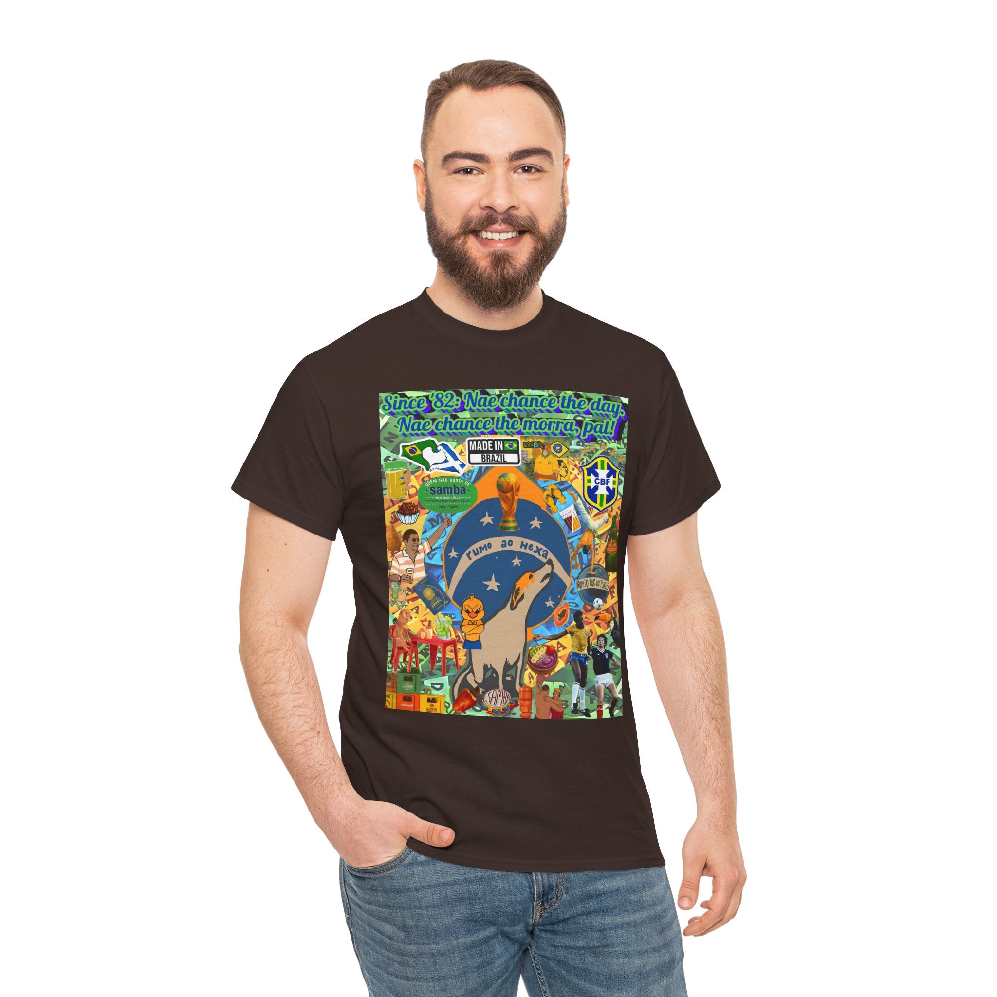 Unisex 100% Algodão OEKO-TEX® | Brasil x Escócia