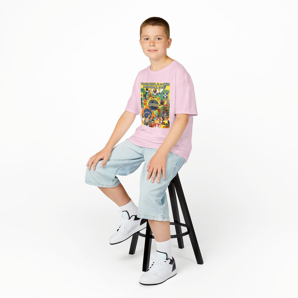 Unisex Kids 100% Algodão | Brasil x Itália