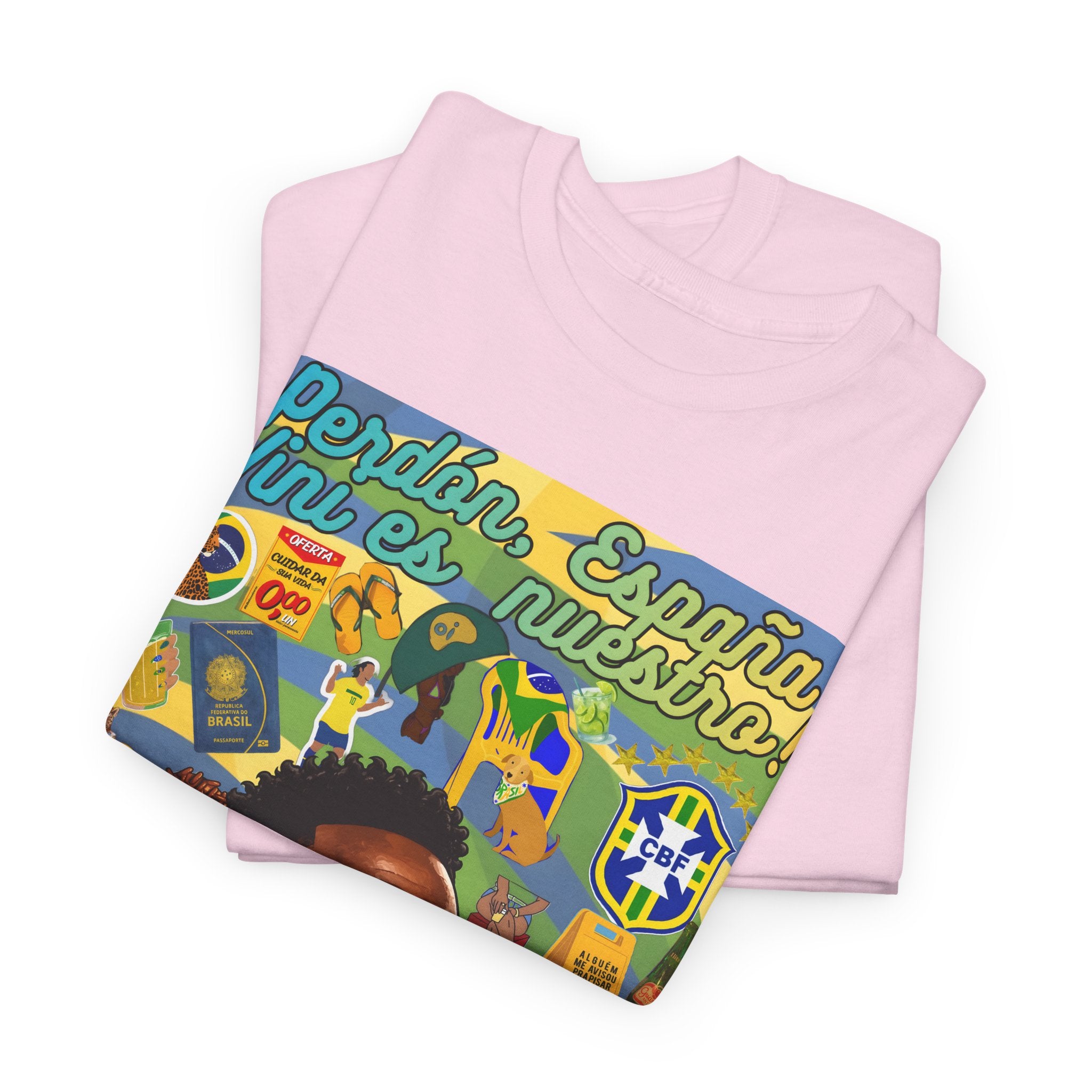 Unisex 100% Algodão OEKO-TEX®  | Brasil x Espanha