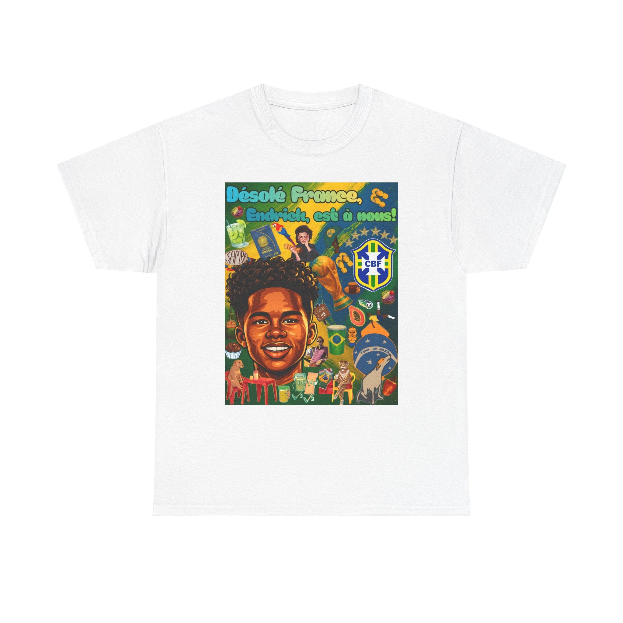 Unisex 100% Algodão OEKO-TEX®  | Brasil x França