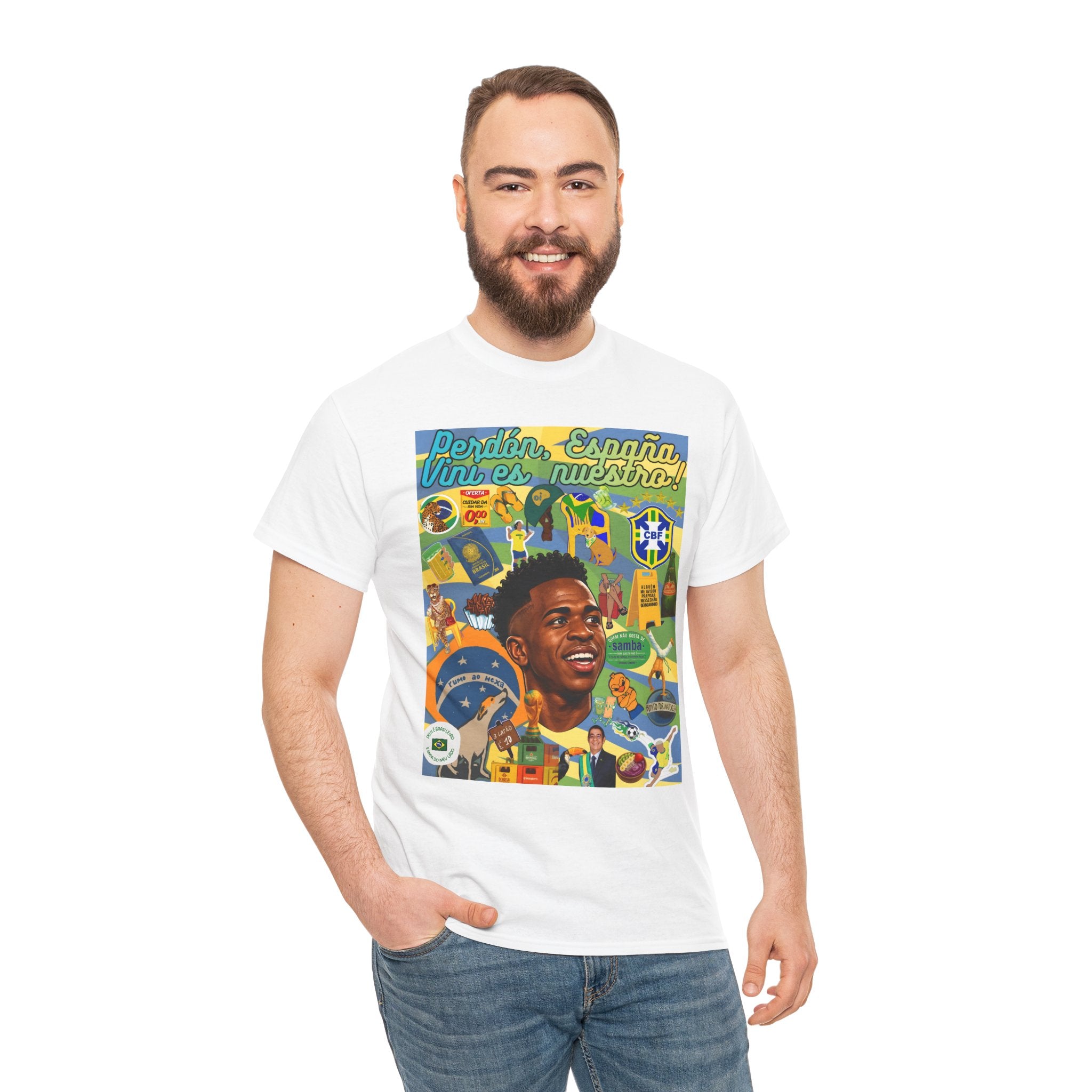Unisex 100% Algodão OEKO-TEX®  | Brasil x Espanha