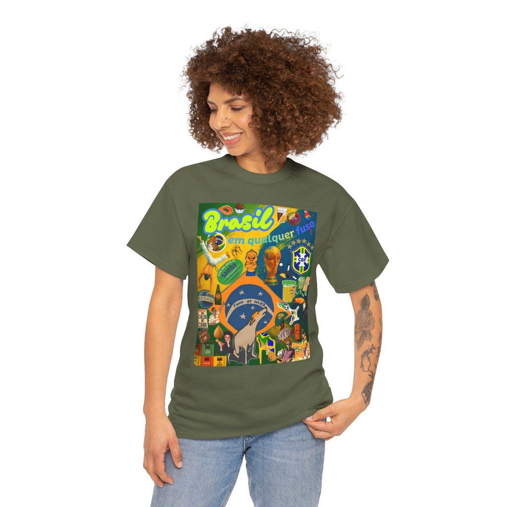 Unisex 100% Algodão OEKO-TEX®  | Brasil em qualquer fuso!