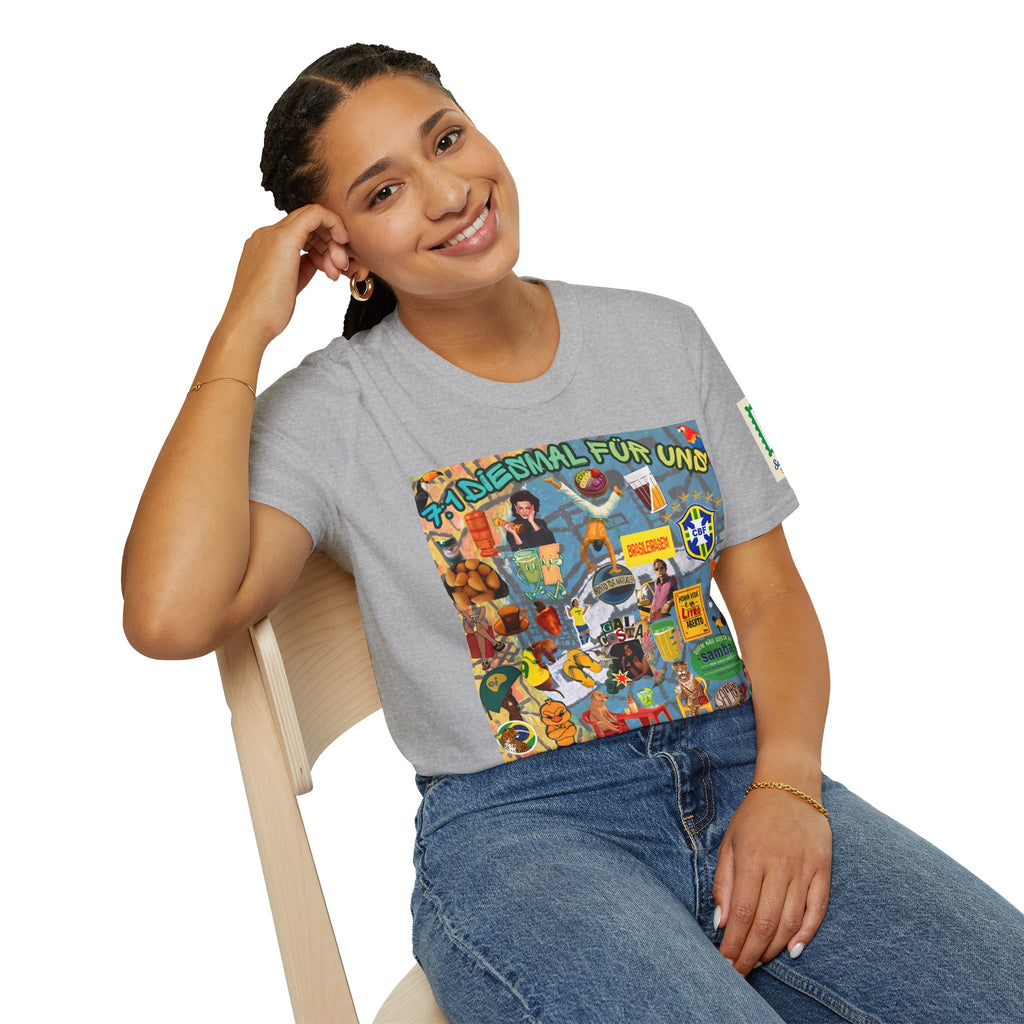 Unisex Graphic T-Shirt | Brasil x Alemanha