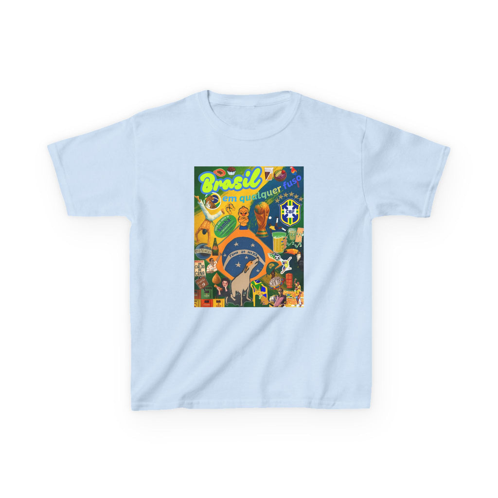 Unisex Kids 100% Algodão | Brasil em qualquer fuso!