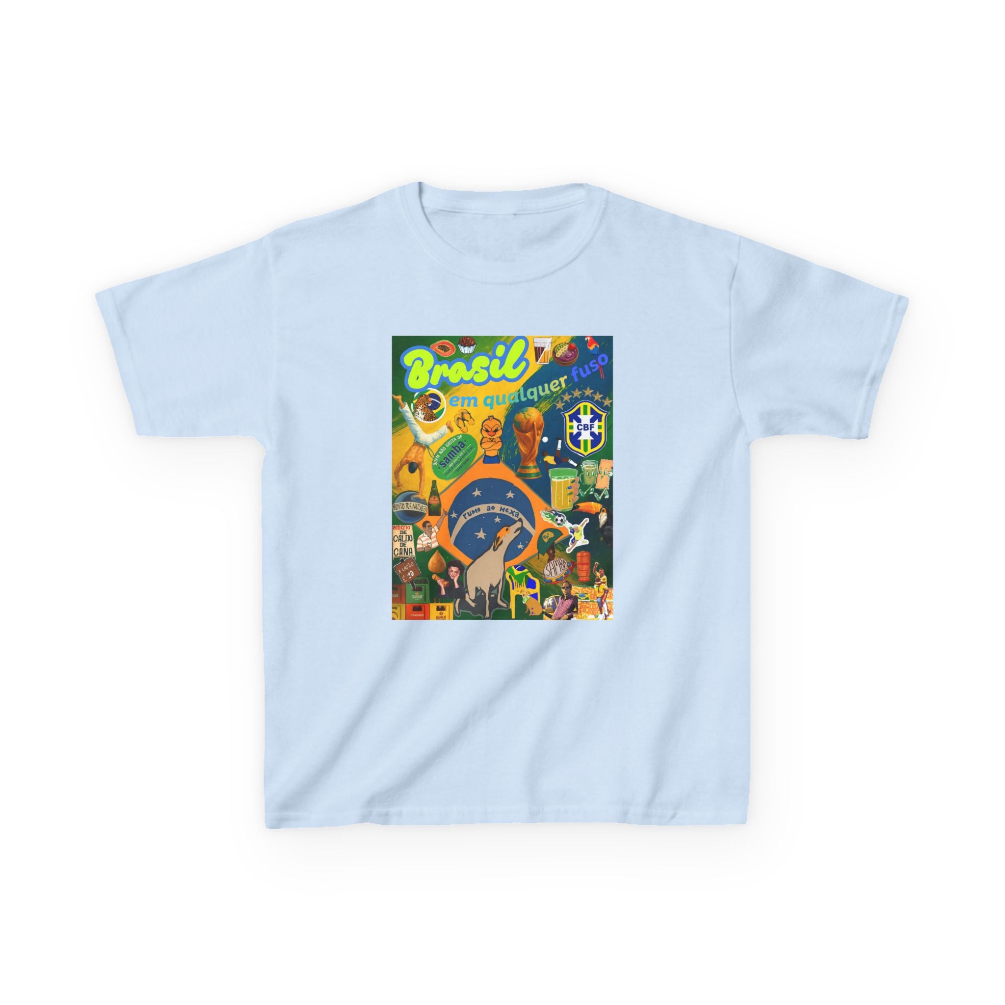 Unisex Kids 100% Algodão | Brasil em qualquer fuso!