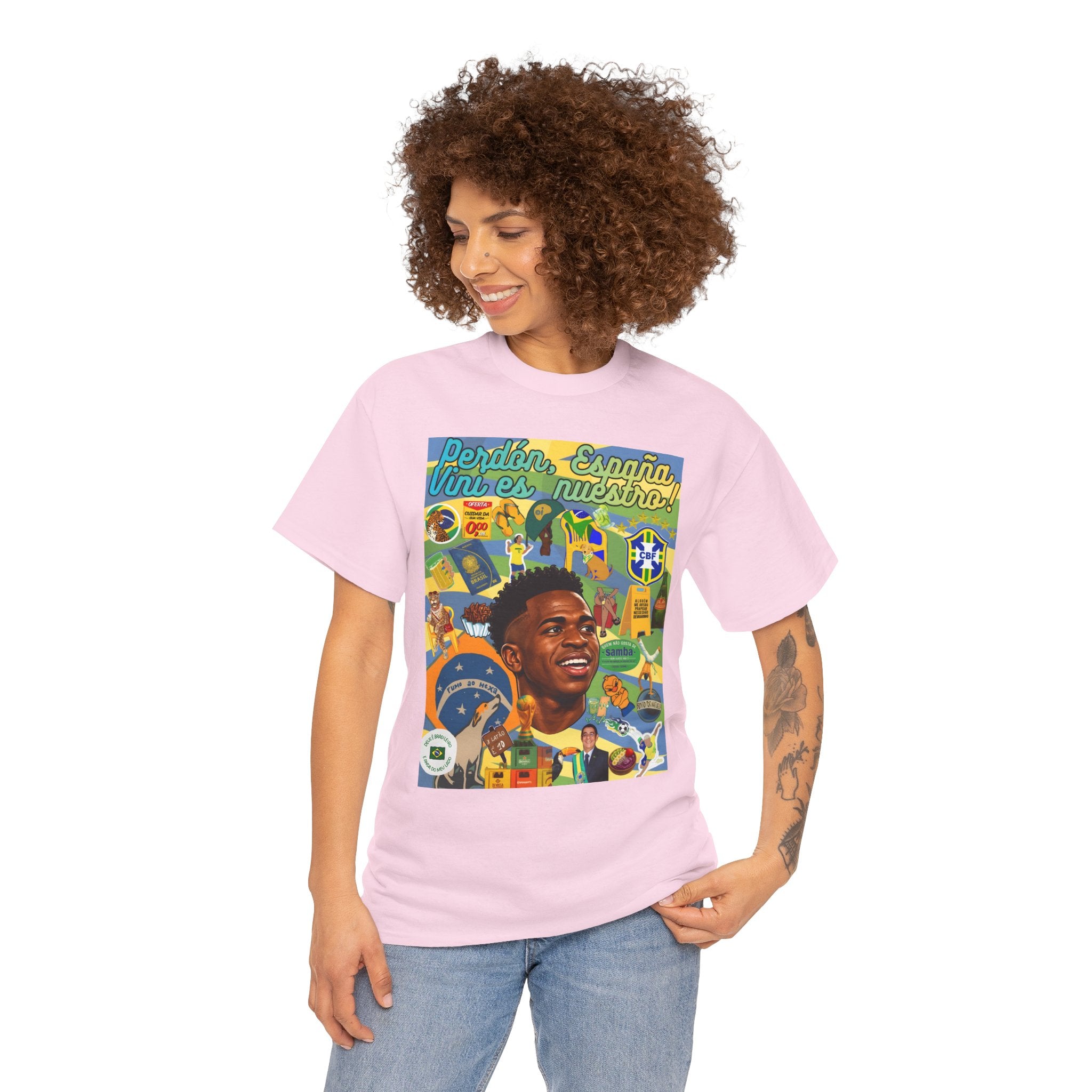Unisex 100% Algodão OEKO-TEX®  | Brasil x Espanha