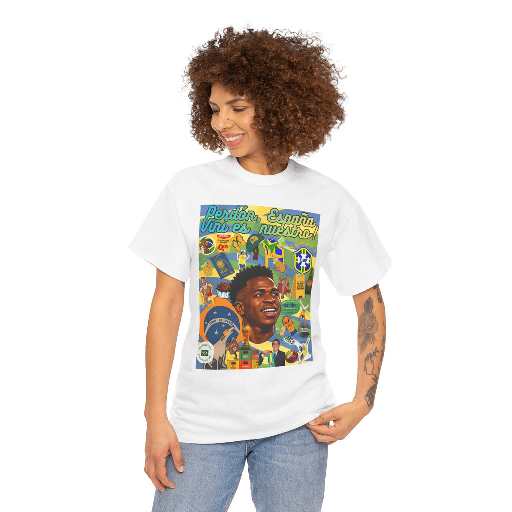 Unisex 100% Algodão OEKO-TEX®  | Brasil x Espanha
