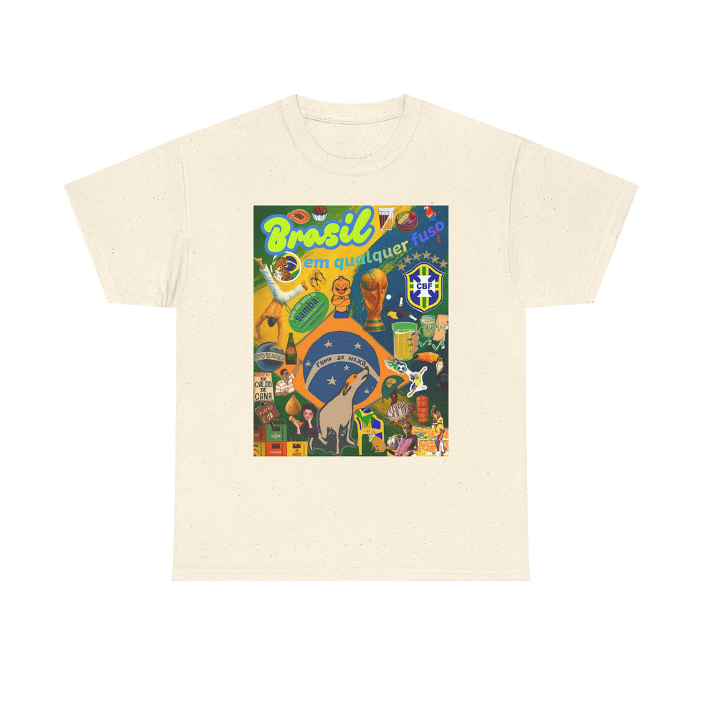 Unisex 100% Algodão OEKO-TEX®  | Brasil em qualquer fuso!