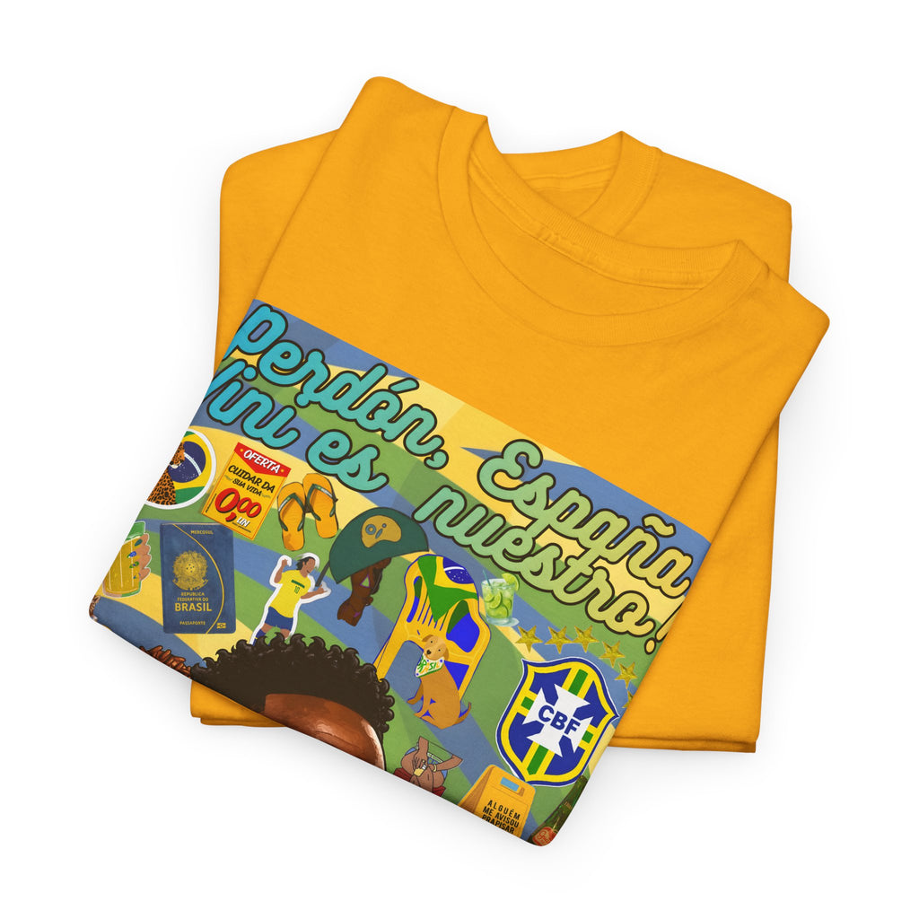 Unisex 100% Algodão OEKO-TEX®  | Brasil x Espanha