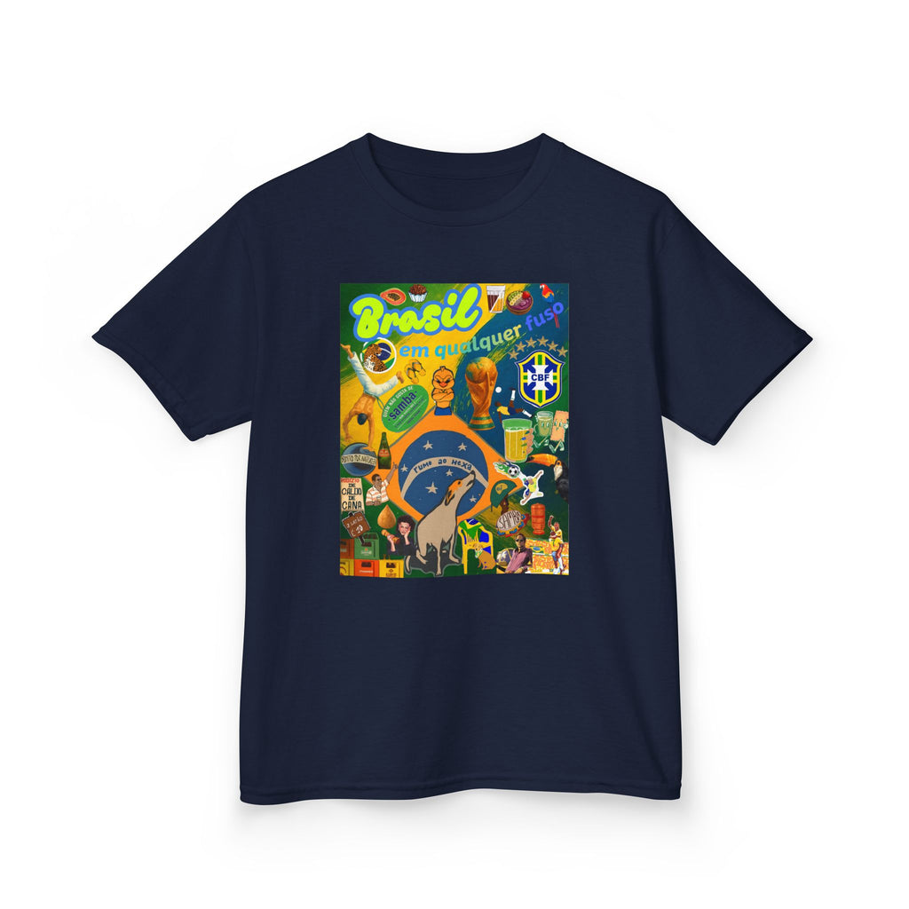 Unisex Kids 100% Algodão | Brasil em qualquer fuso!