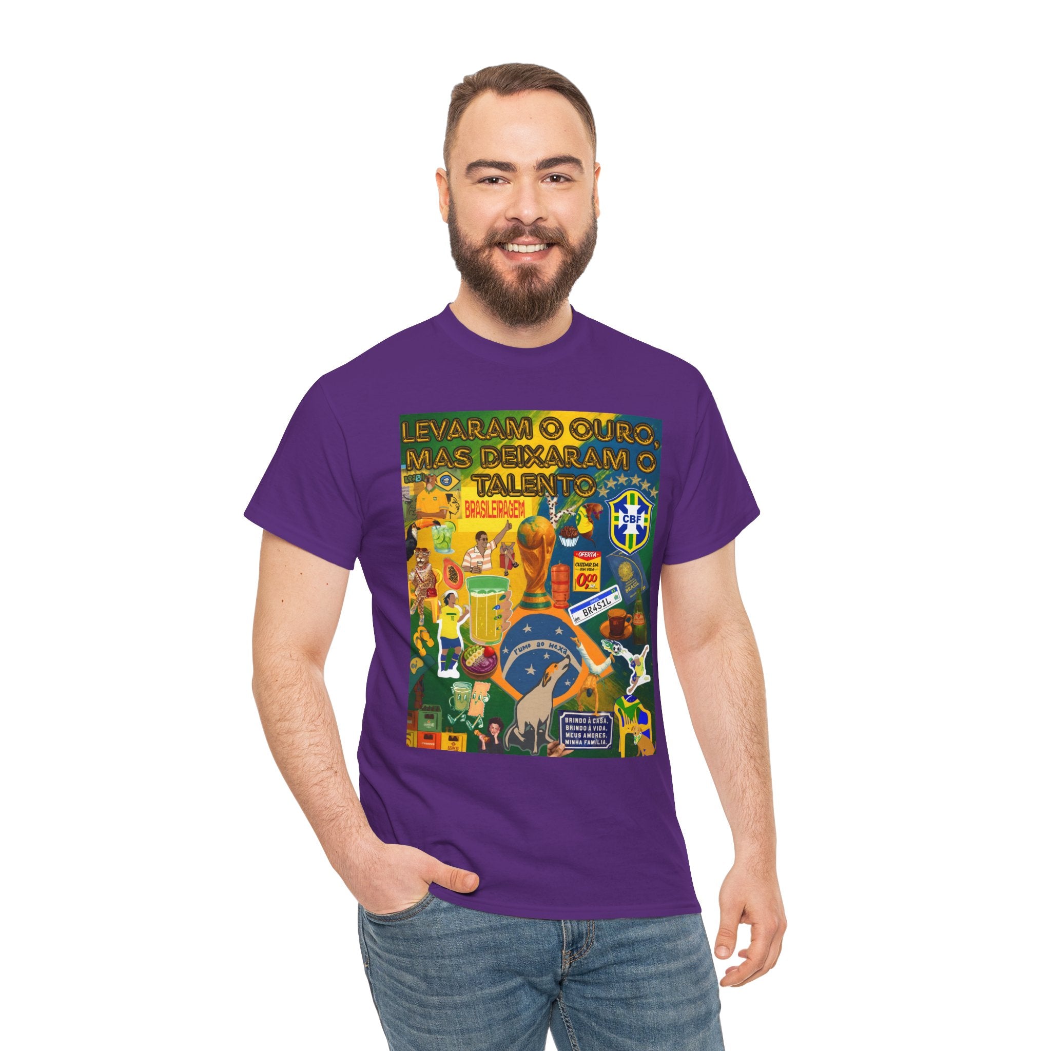 Unisex 100% Algodão OEKO-TEX®  | Brasil x Portugal