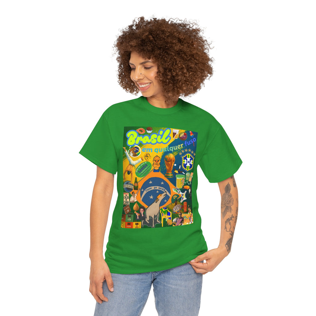 Unisex 100% Algodão OEKO-TEX®  | Brasil em qualquer fuso!