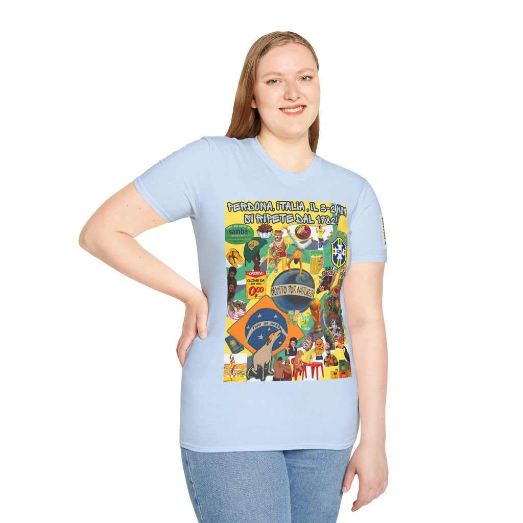 Unisex Graphic T-Shirt | Brasil x Itália