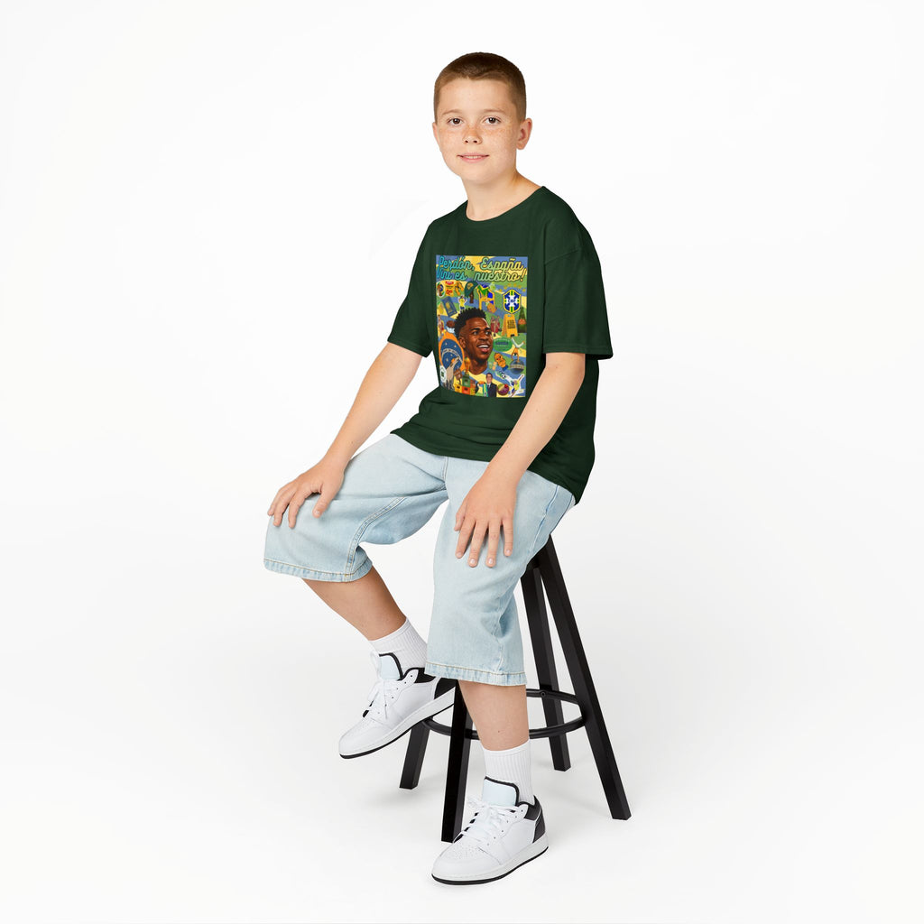 Unisex Kids 100% Algodão | Brasil x Espanha