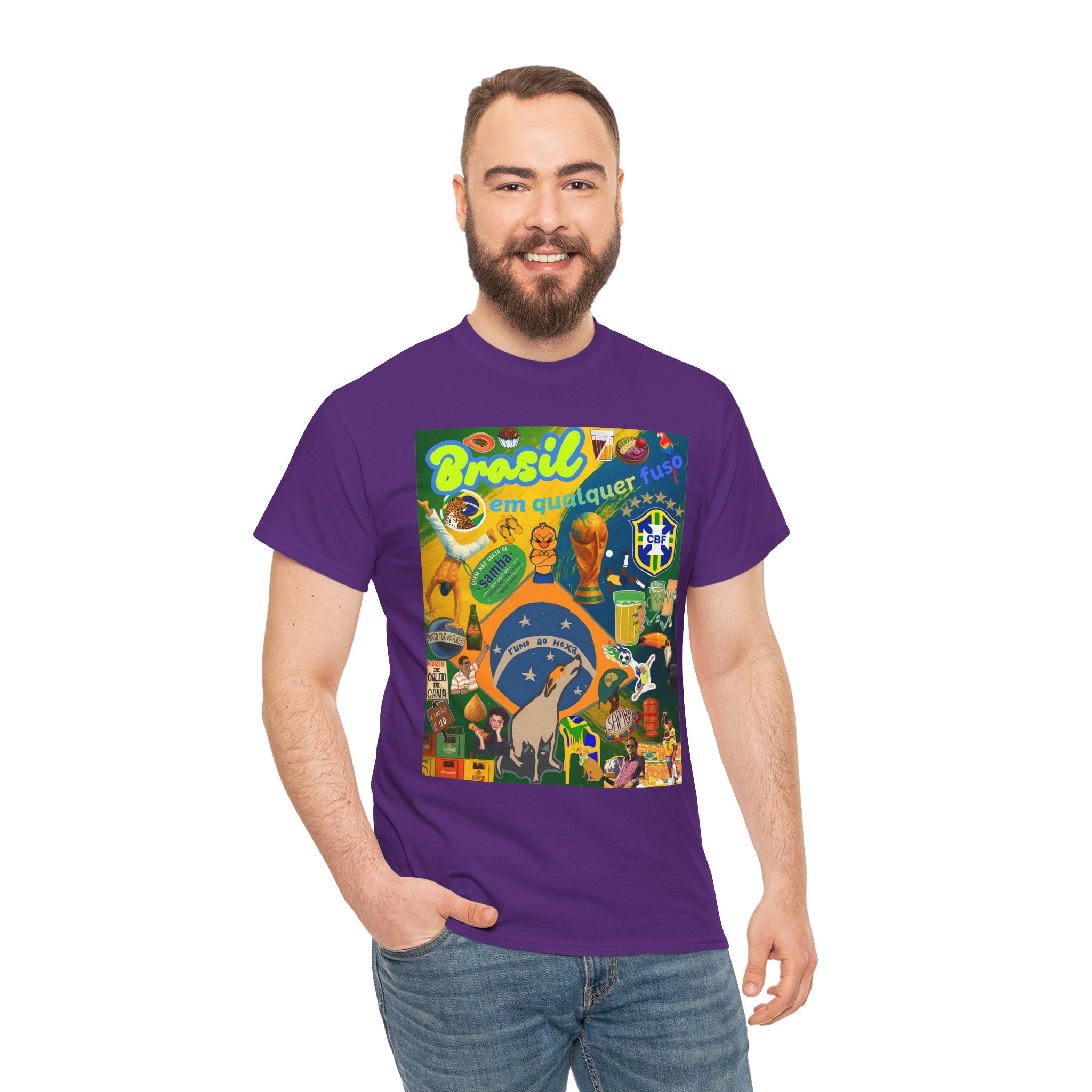Unisex 100% Algodão OEKO-TEX®  | Brasil em qualquer fuso!