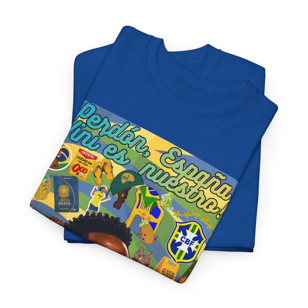 Unisex 100% Algodão OEKO-TEX®  | Brasil x Espanha