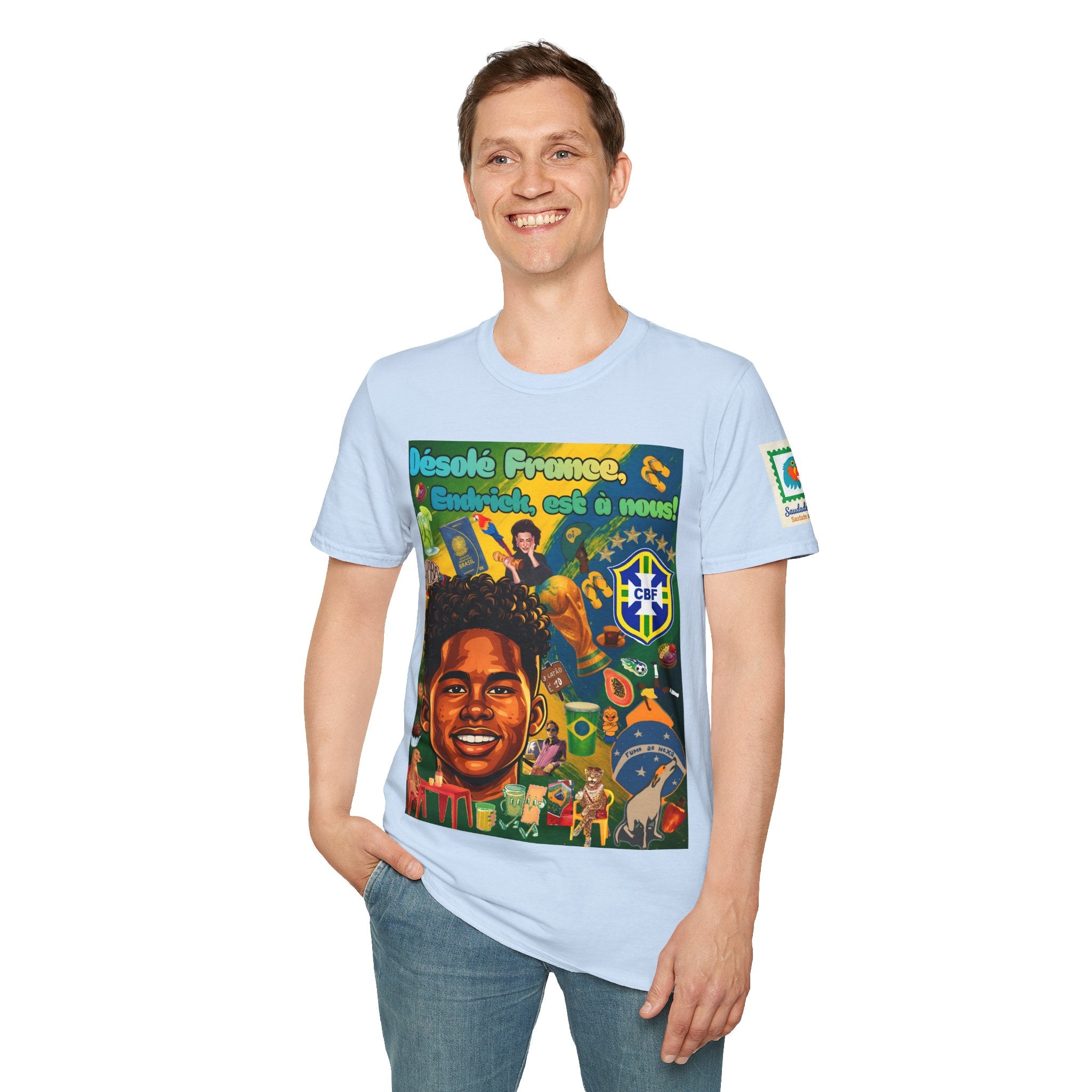 Unisex Graphic T-Shirt | Brasil x França