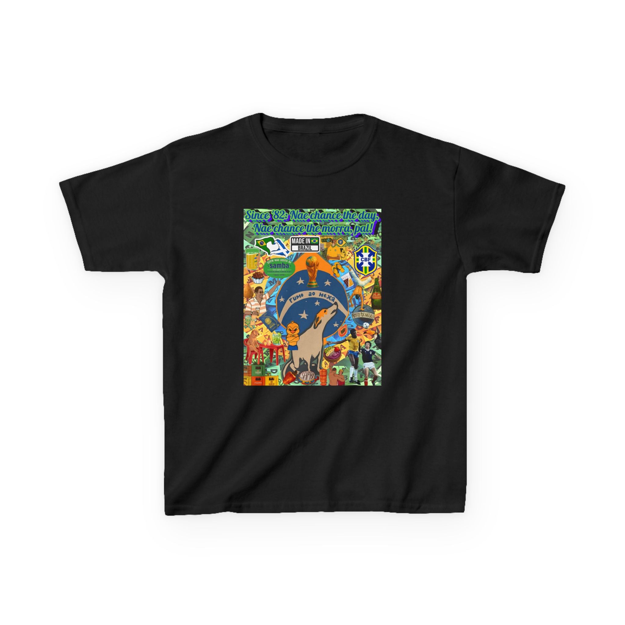 Unisex Kids 100% Algodão- Brasil x Escócia