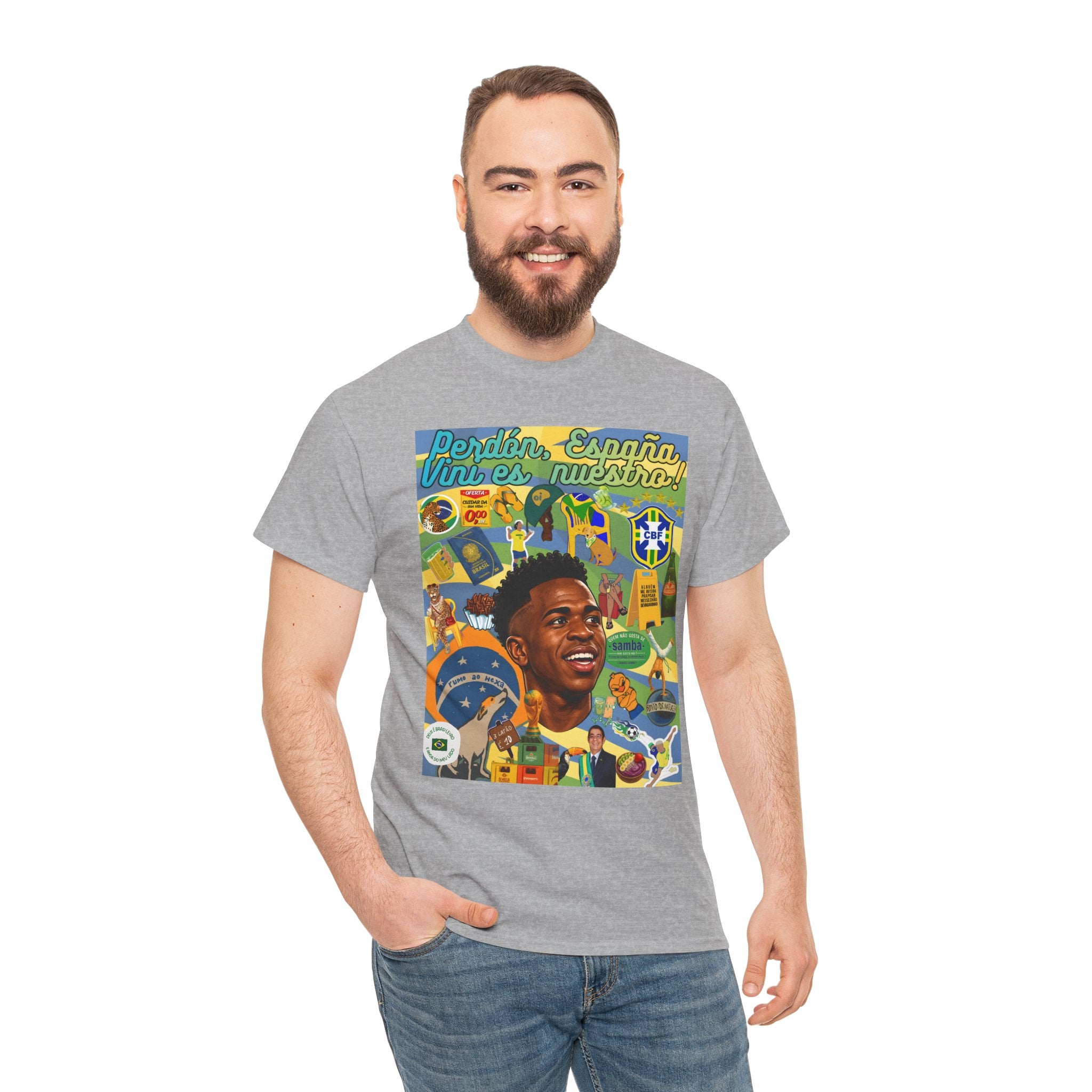 Unisex 100% Algodão OEKO-TEX®  | Brasil x Espanha
