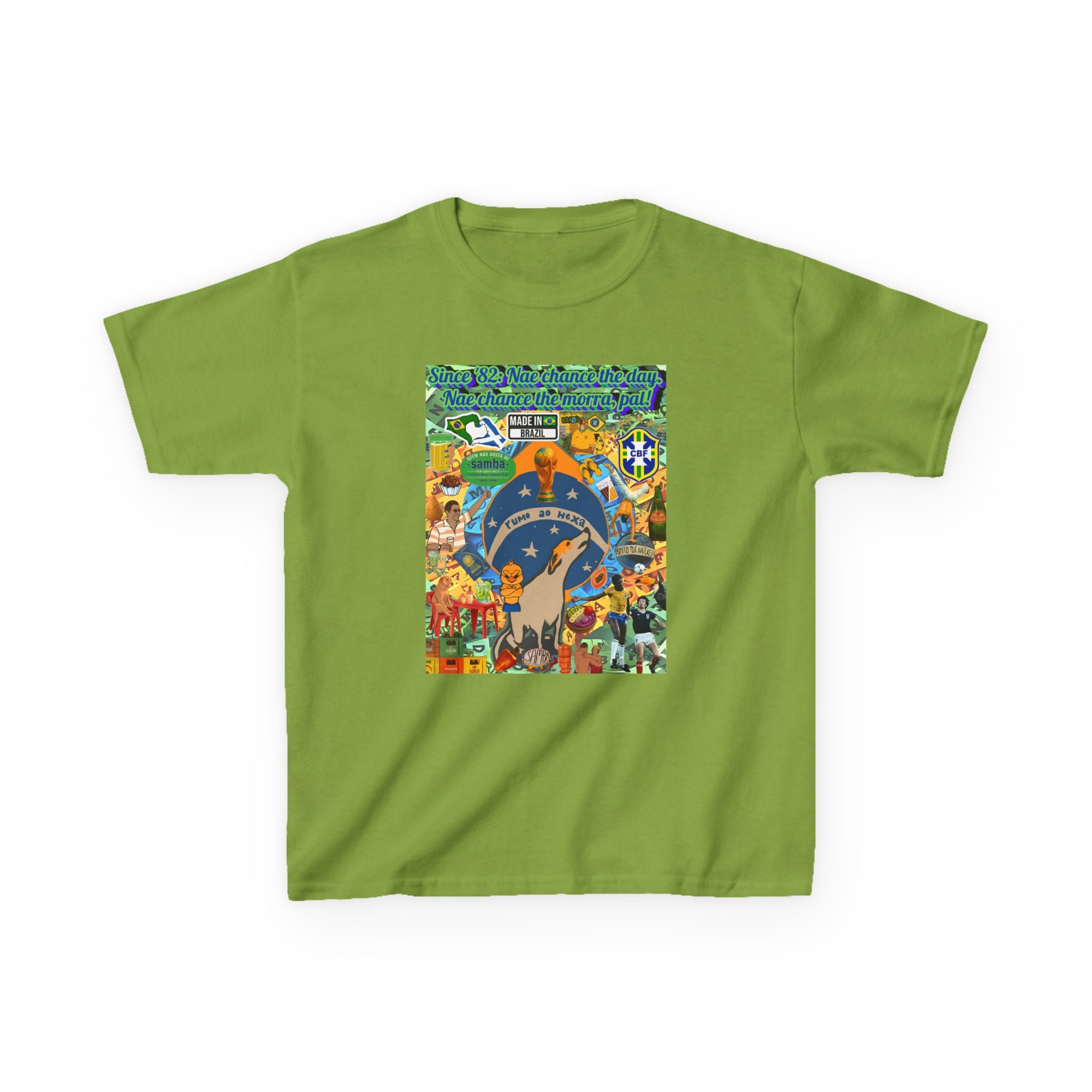 Unisex Kids 100% Algodão- Brasil x Escócia