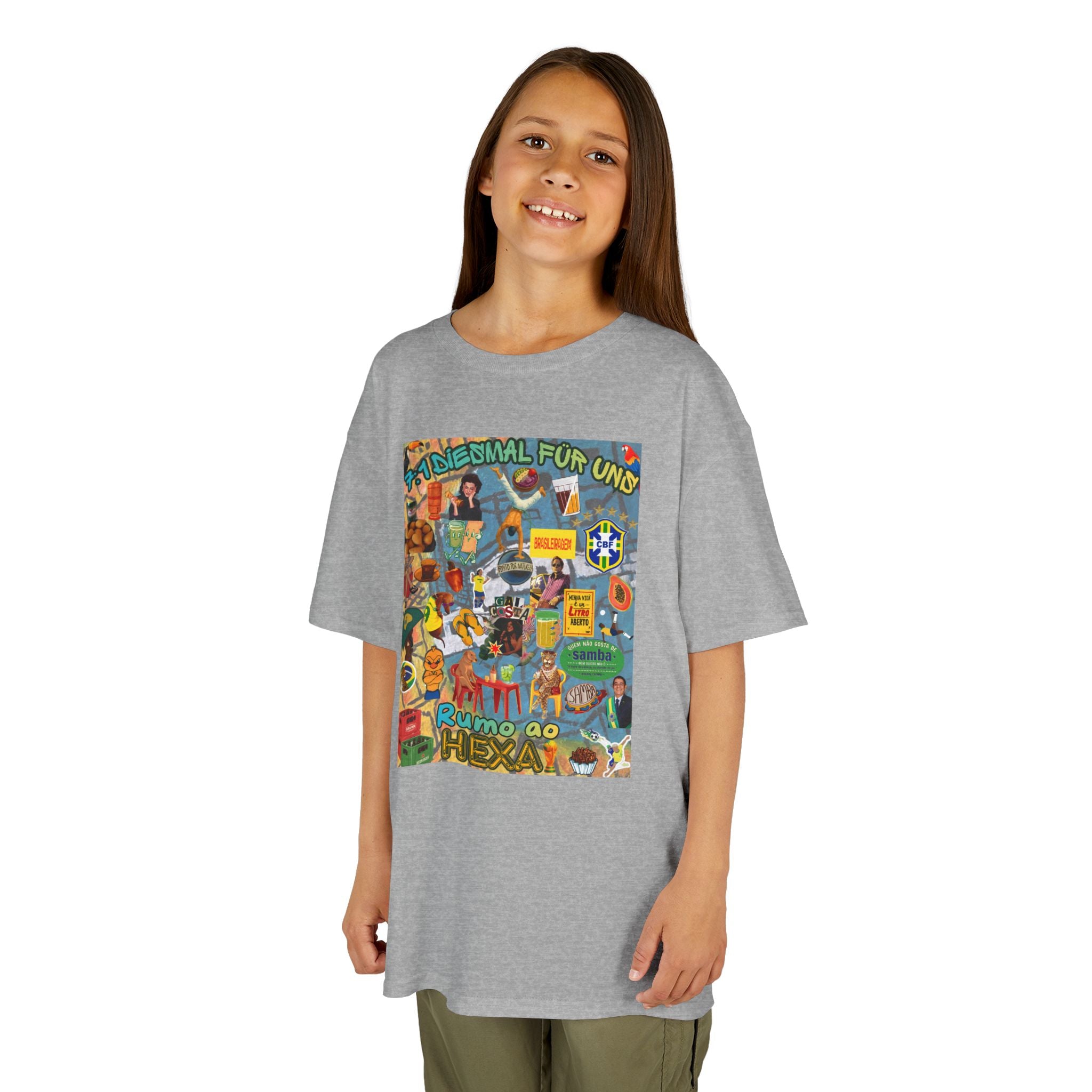 Unisex Kids 100% Algodão | Brasil x Alemanha
