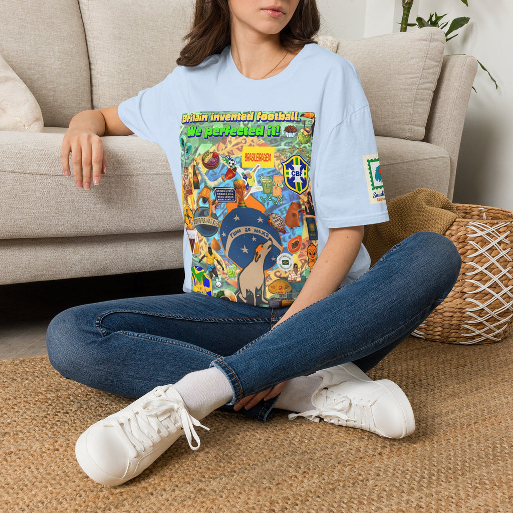 Unisex Graphic T-Shirt | Brasil x Britain - O jogo nasceu lá, mas o Brasil o elevou a outro patamar!