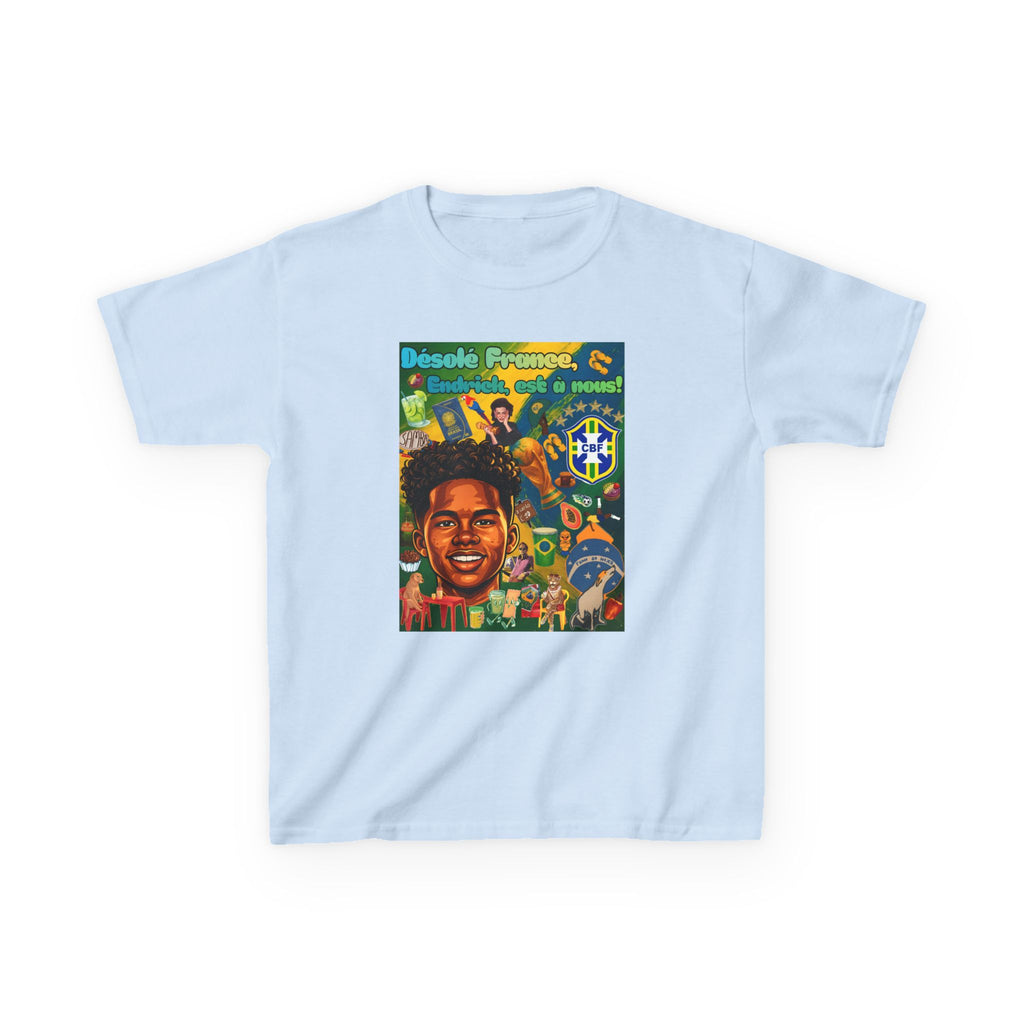 Unisex Kids 100% Algodão | Brasil x França