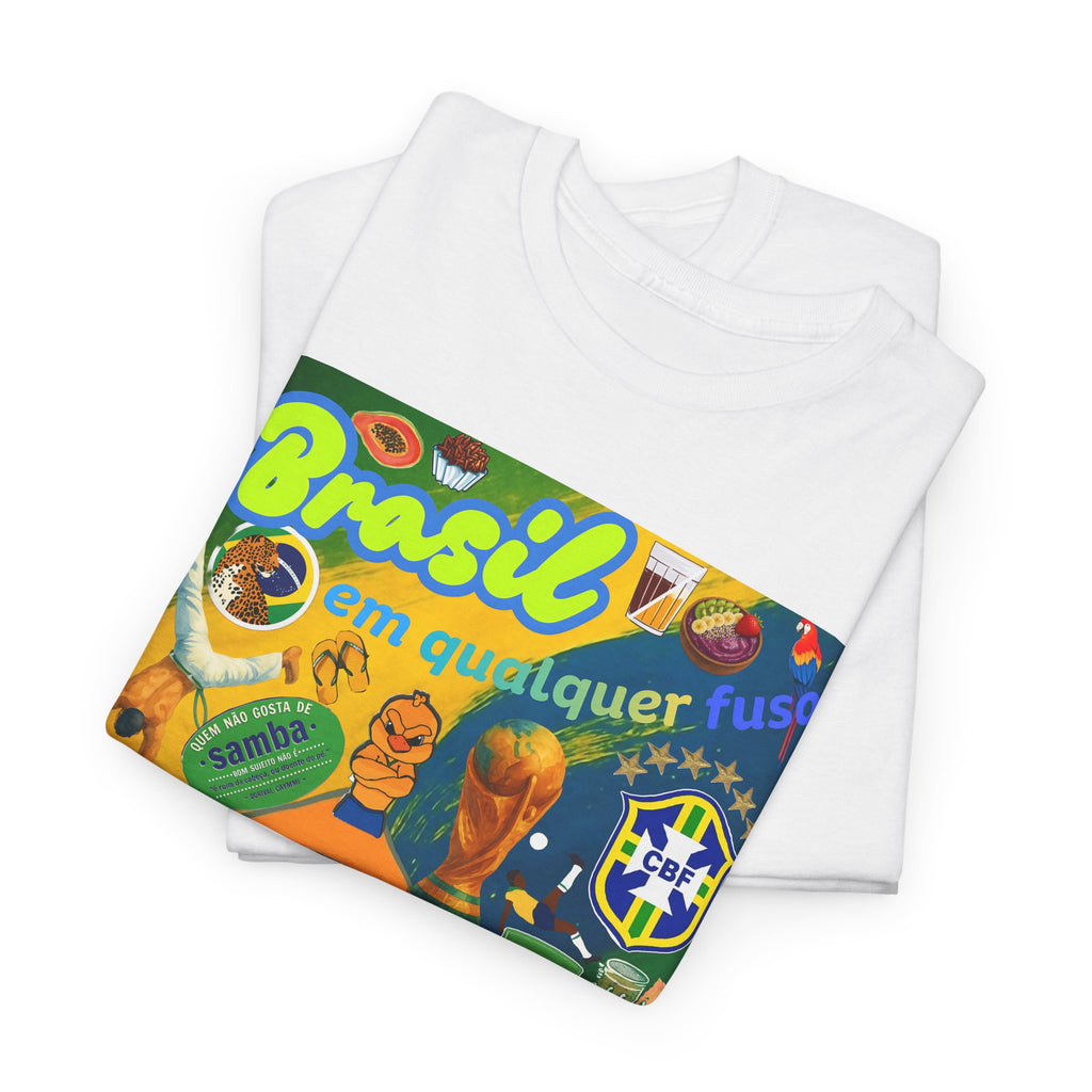 Unisex 100% Algodão OEKO-TEX®  | Brasil em qualquer fuso!