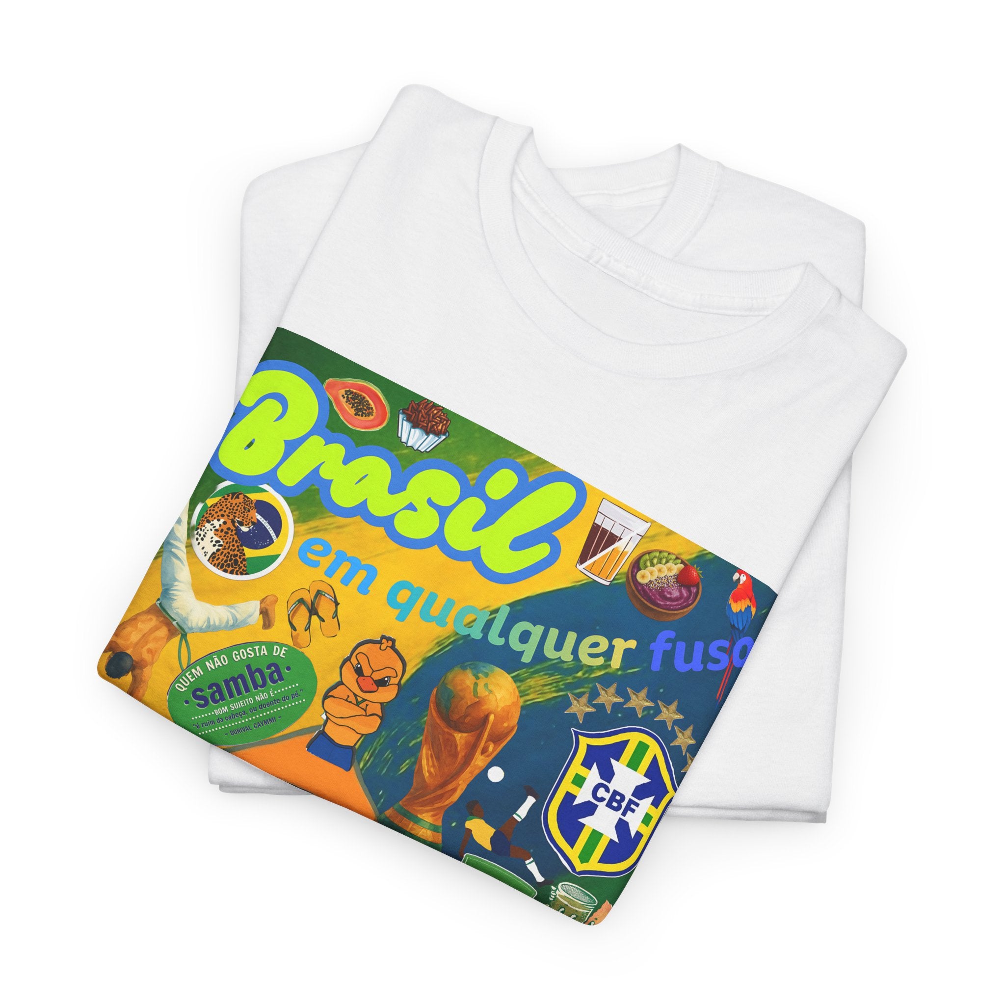 Unisex 100% Algodão OEKO-TEX®  | Brasil em qualquer fuso!